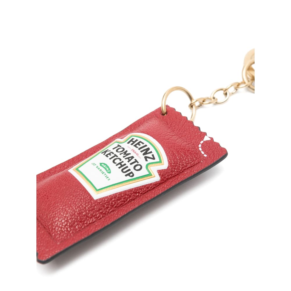 Anya Hindmarch Anya Brands Heinz Ketchup Charm Keyring In Multi