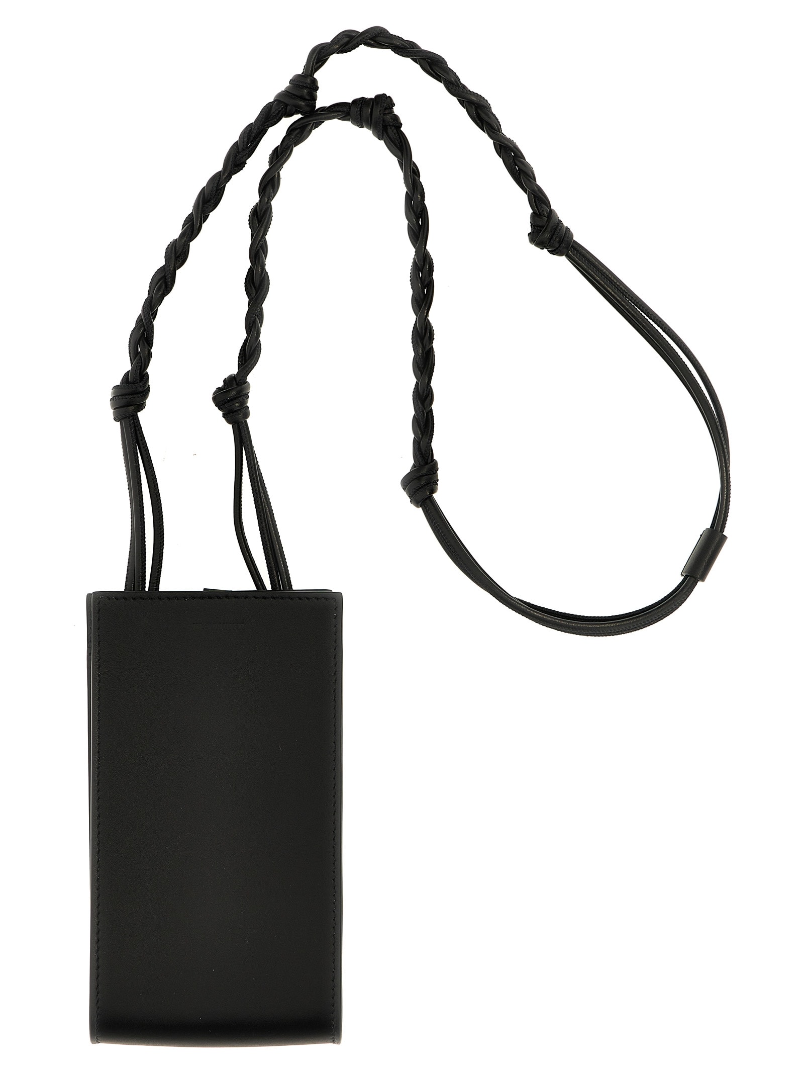 Jil Sander Tangle Smartphone Holder In Black