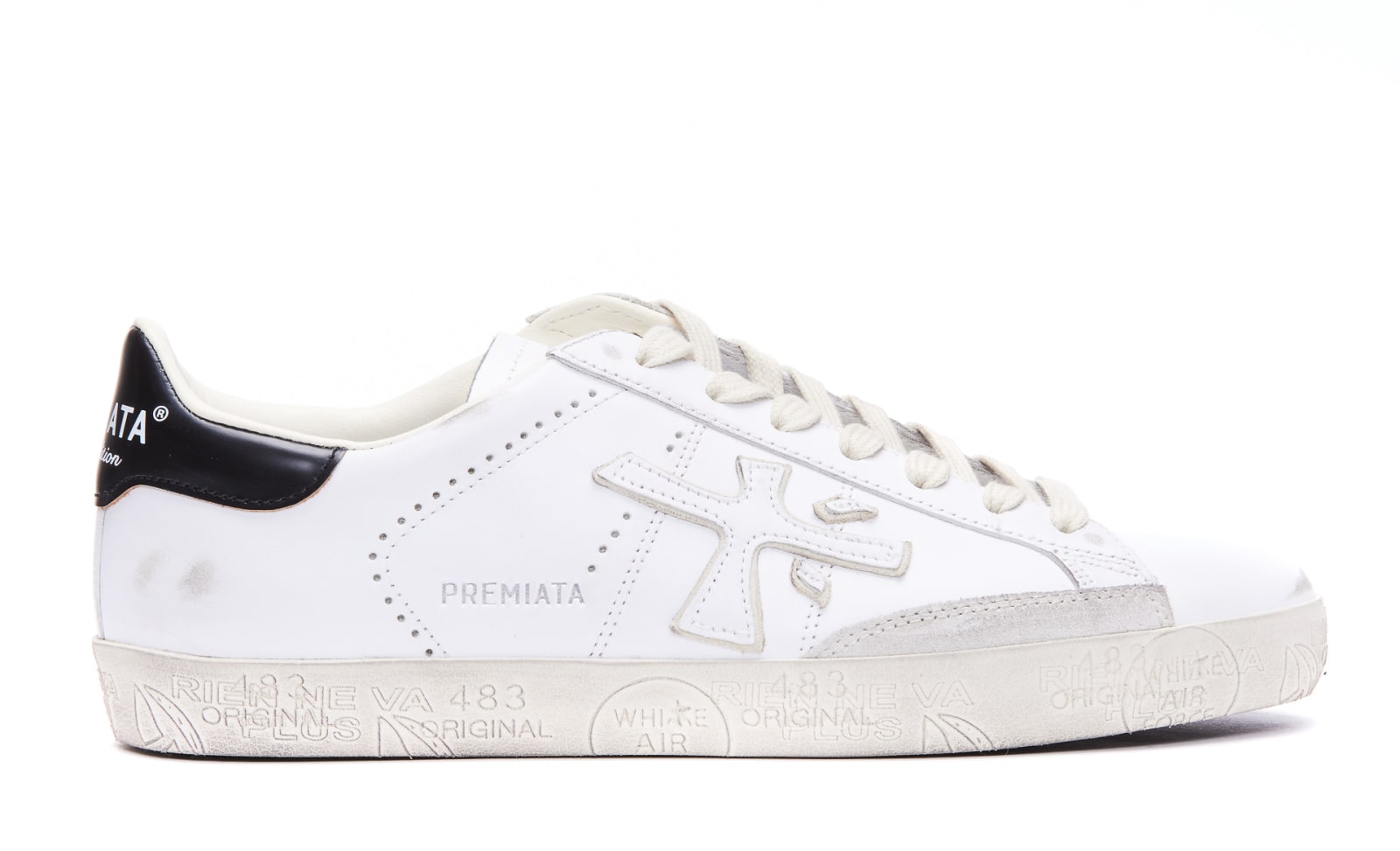 Premiata Steven Low-top Sneakers In White
