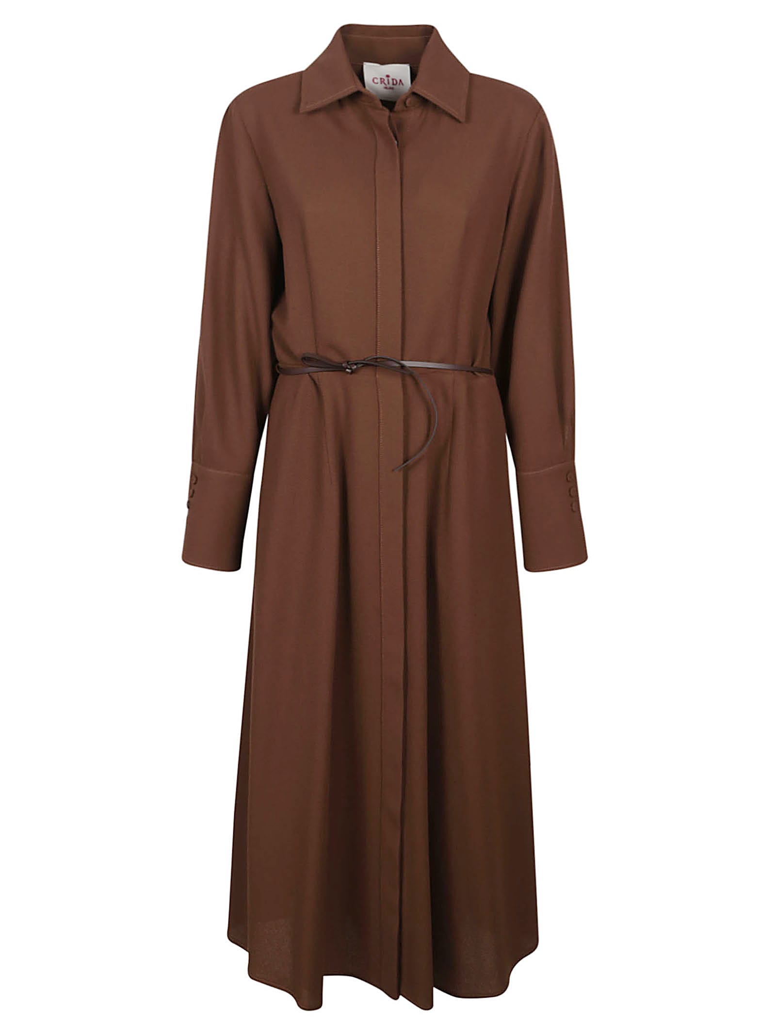 Shop Crida Milano Crida Dresses Brown