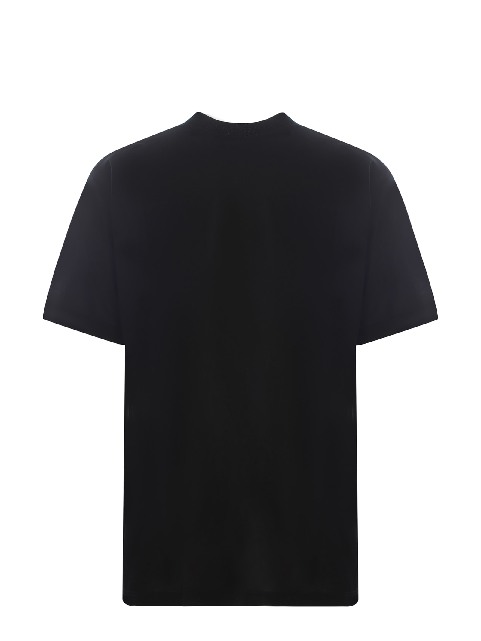 Shop Tagliatore T-shirt  Made Of Cotton In Black