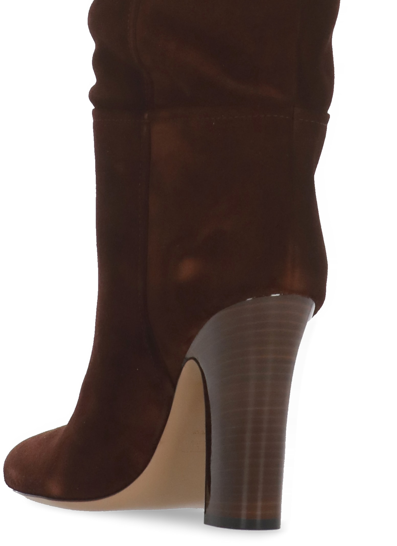 Paris Texas 100mm Lavinia Knee-high Leather Boots In Brown