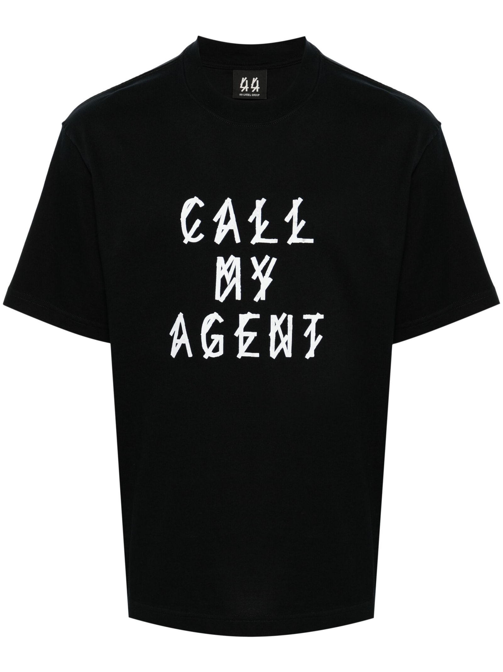Shop 44 Label Group Agent Tee In Black Call My Agent