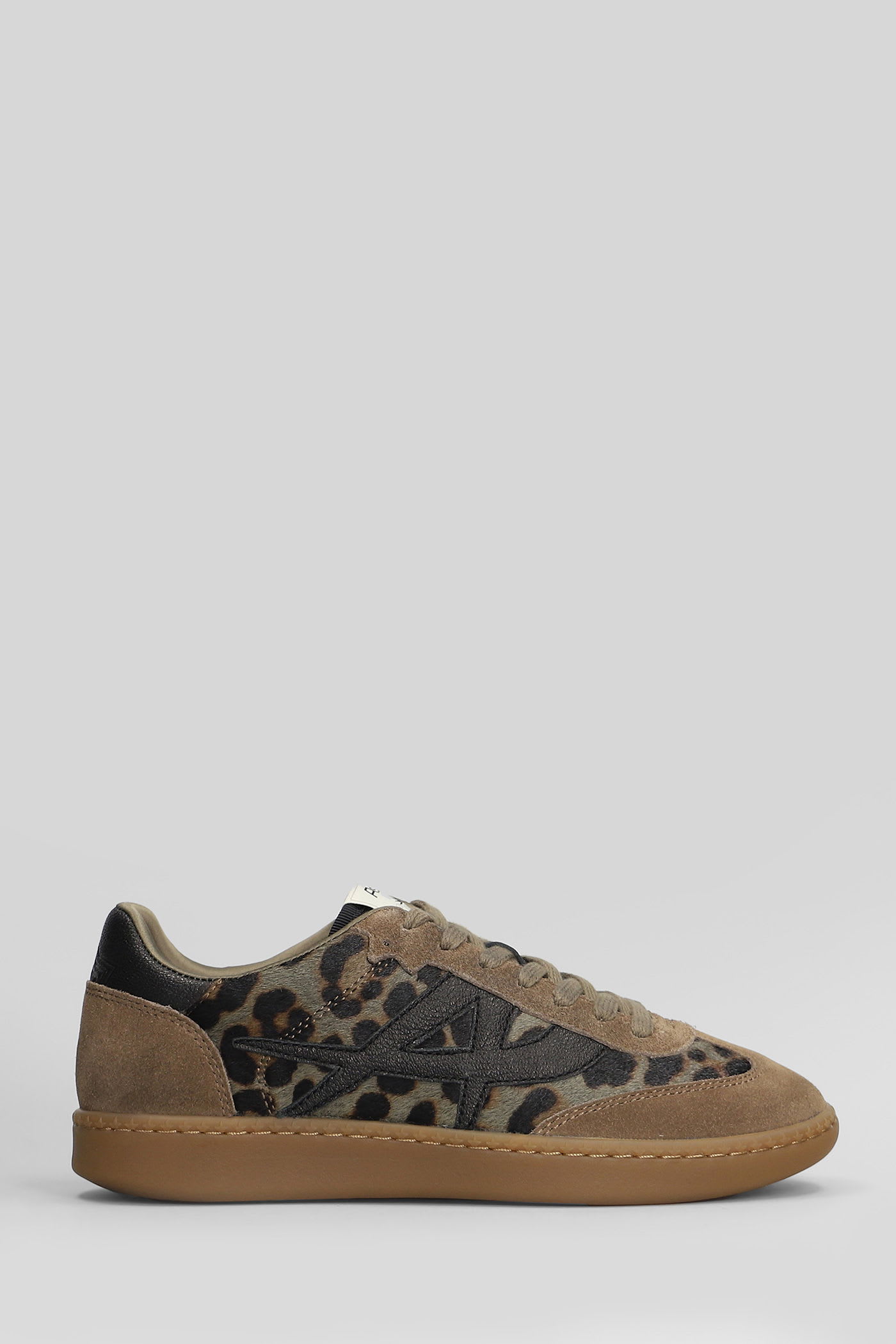 Ash Sunset Sneakers In Beige Suede And Leather In Brown