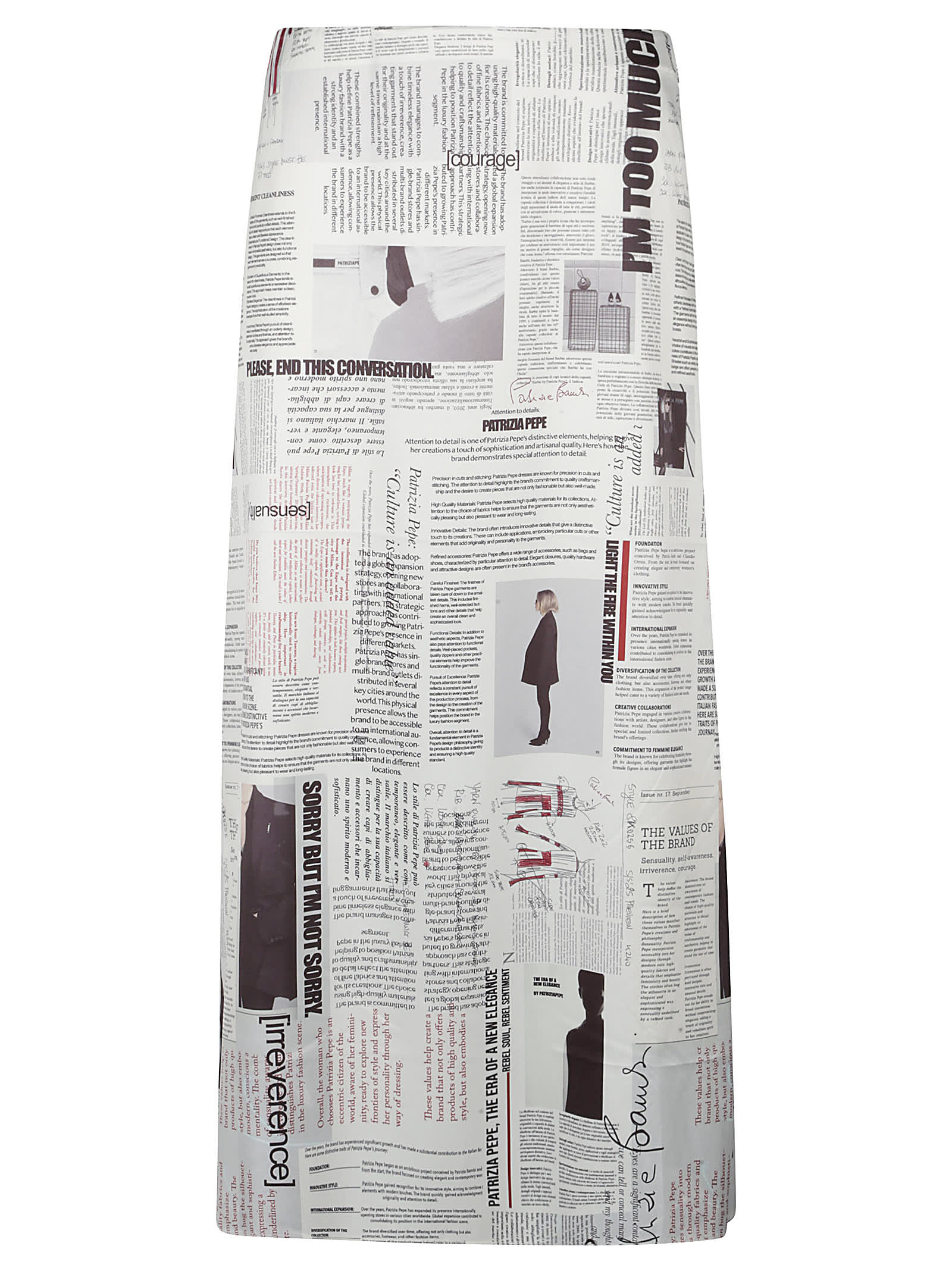 PATRIZIA PEPE SKIRT PATRIZIA PEPE 