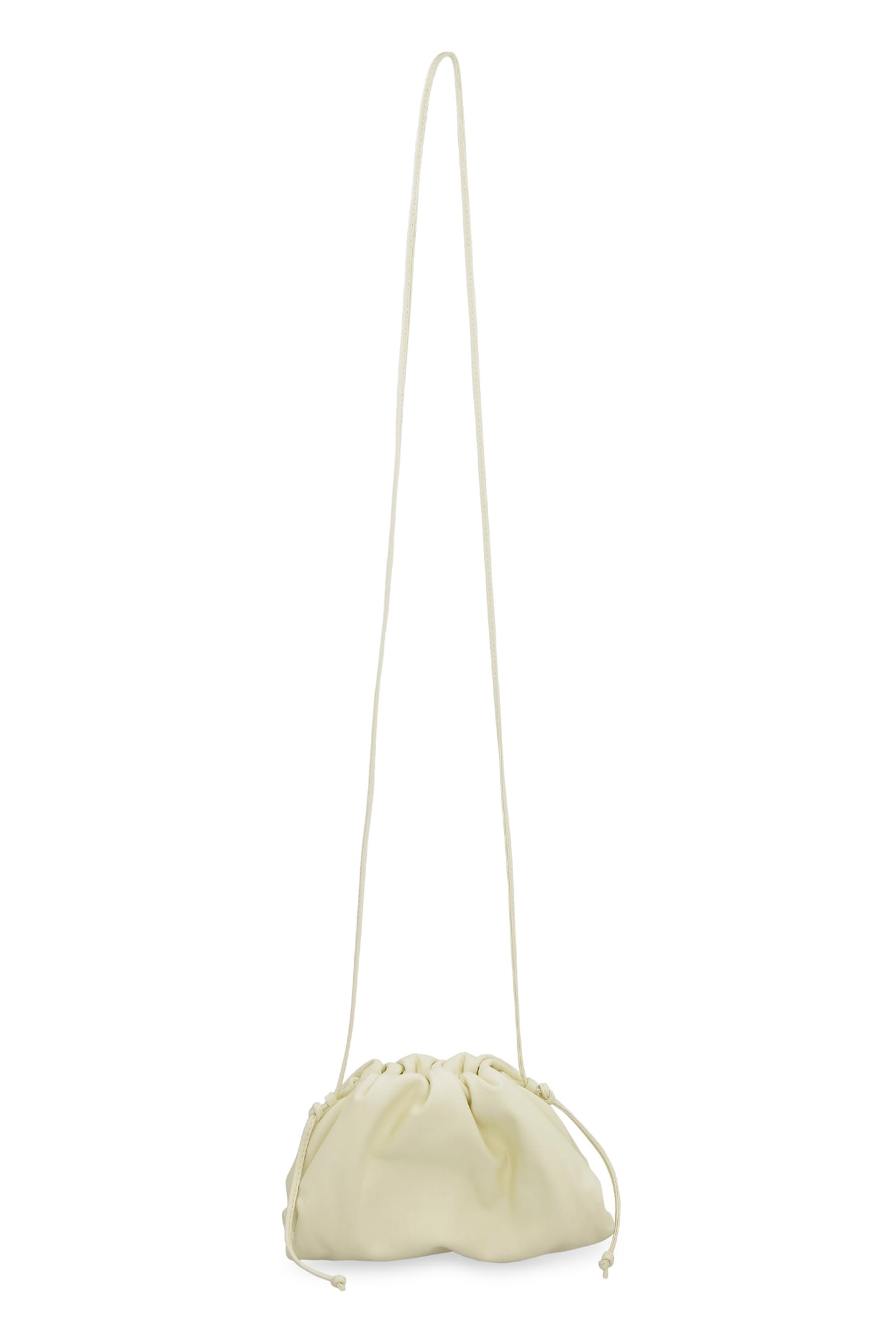 Bottega Veneta Pastel Yellow Nappa Leather Mini Pouch Clutch