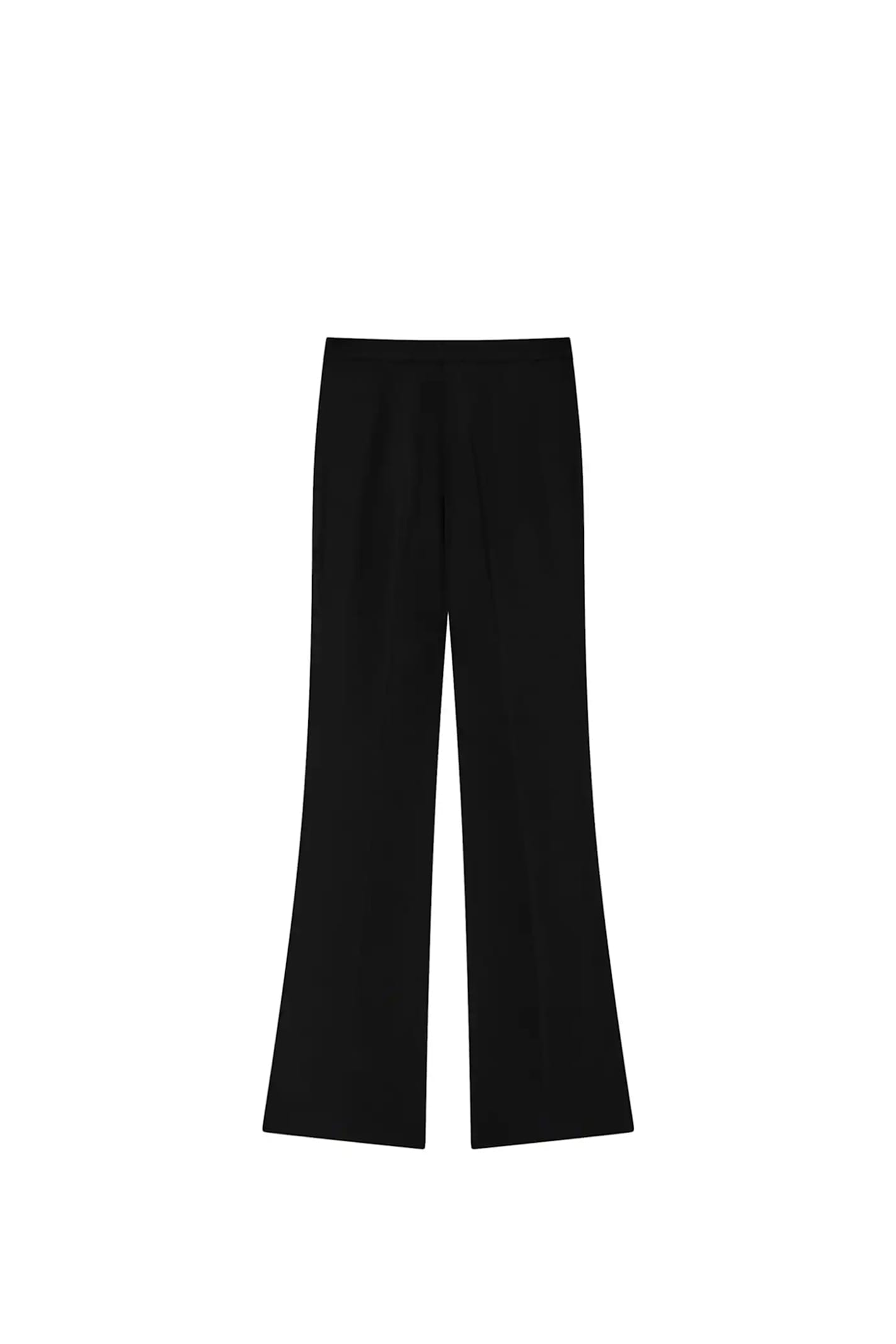 Pinko High-waist Trousers In Technical Cady In Black