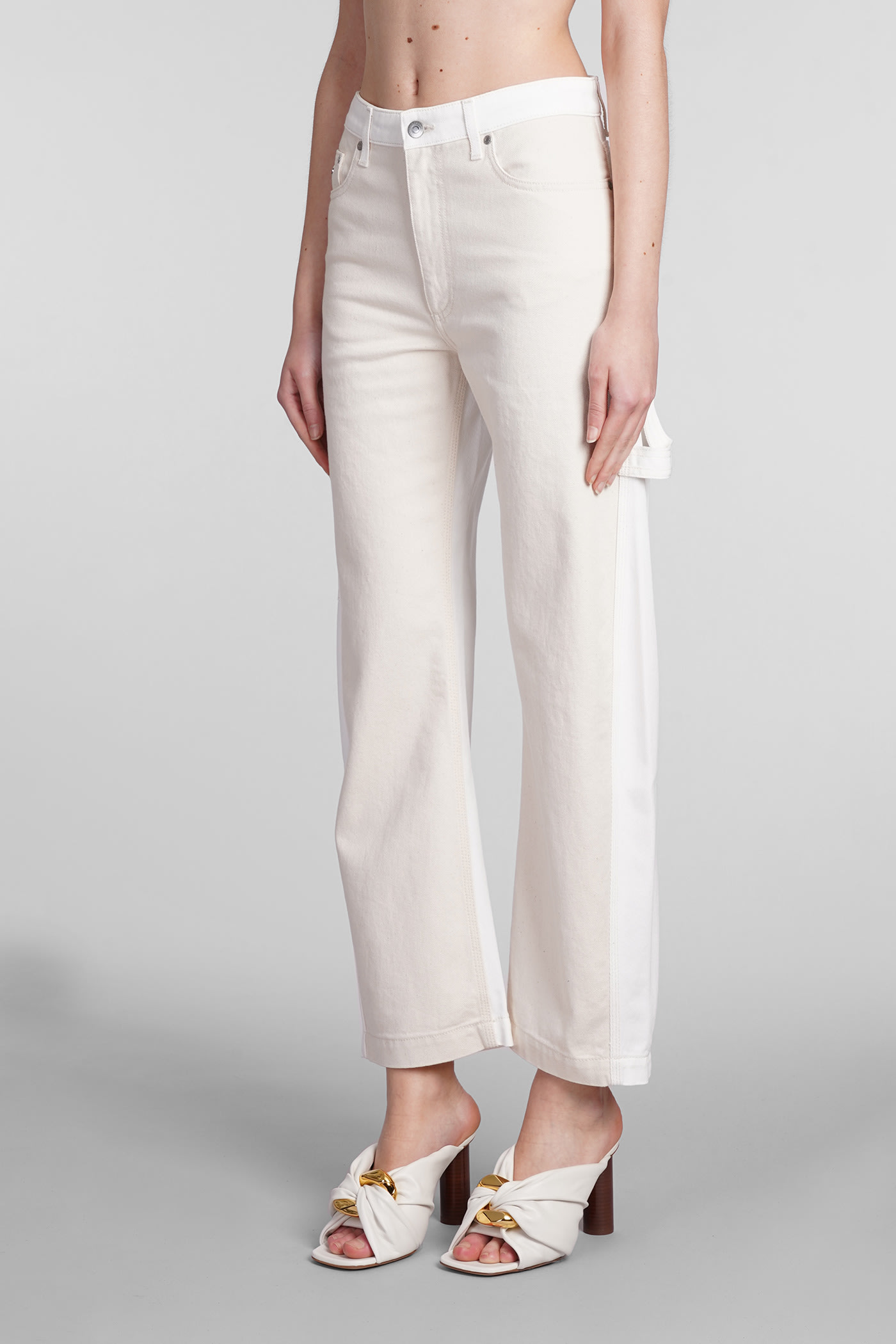 Shop Stella Mccartney Jeans In White Denim