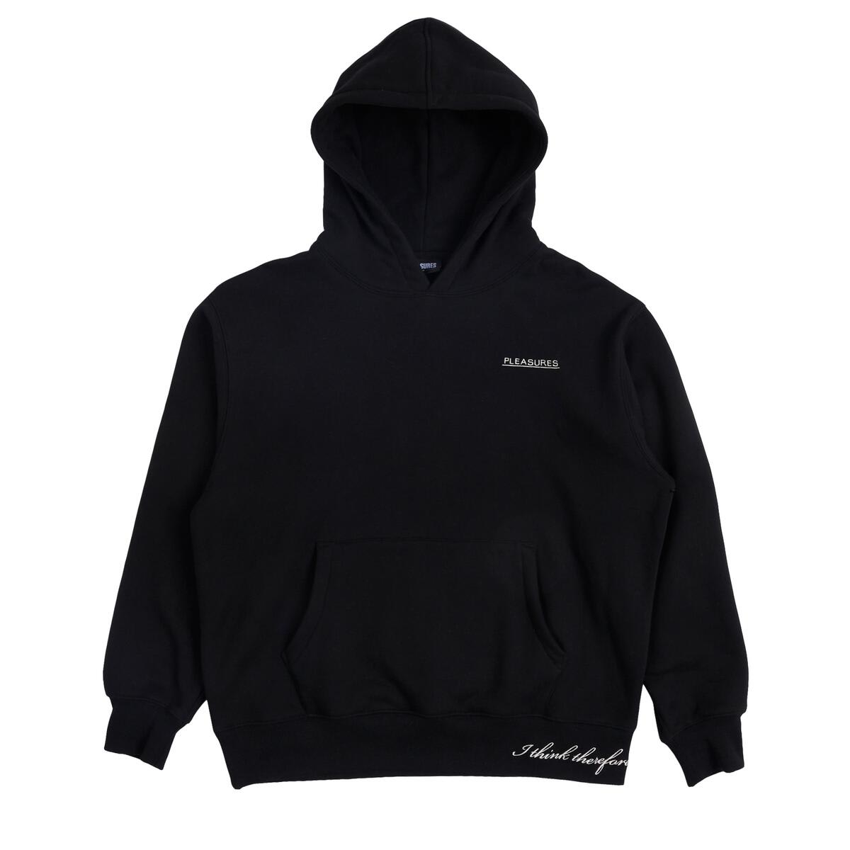 Pleasures Discourse Graphic Hoodie In Black
