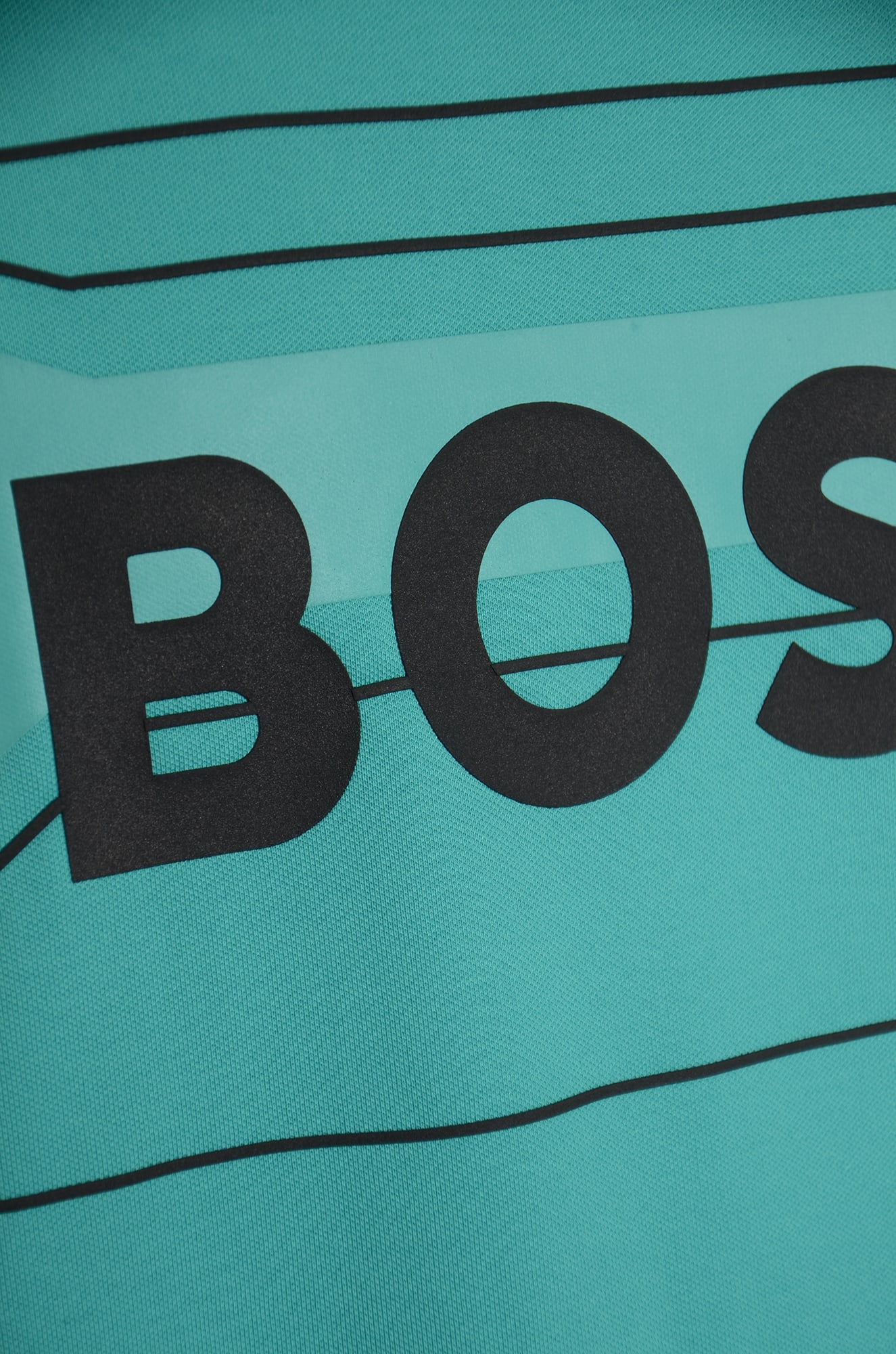 Shop Hugo Boss Logo Round Neck T-shirt In Green