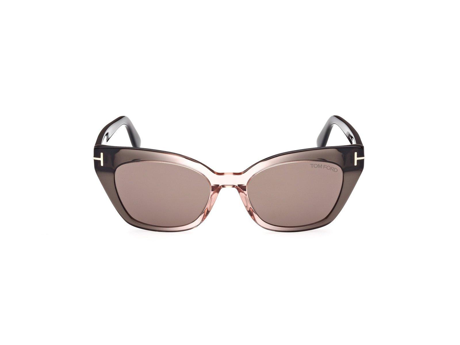 Shop Tom Ford Cat-eye Frame Sunglasses In 20j