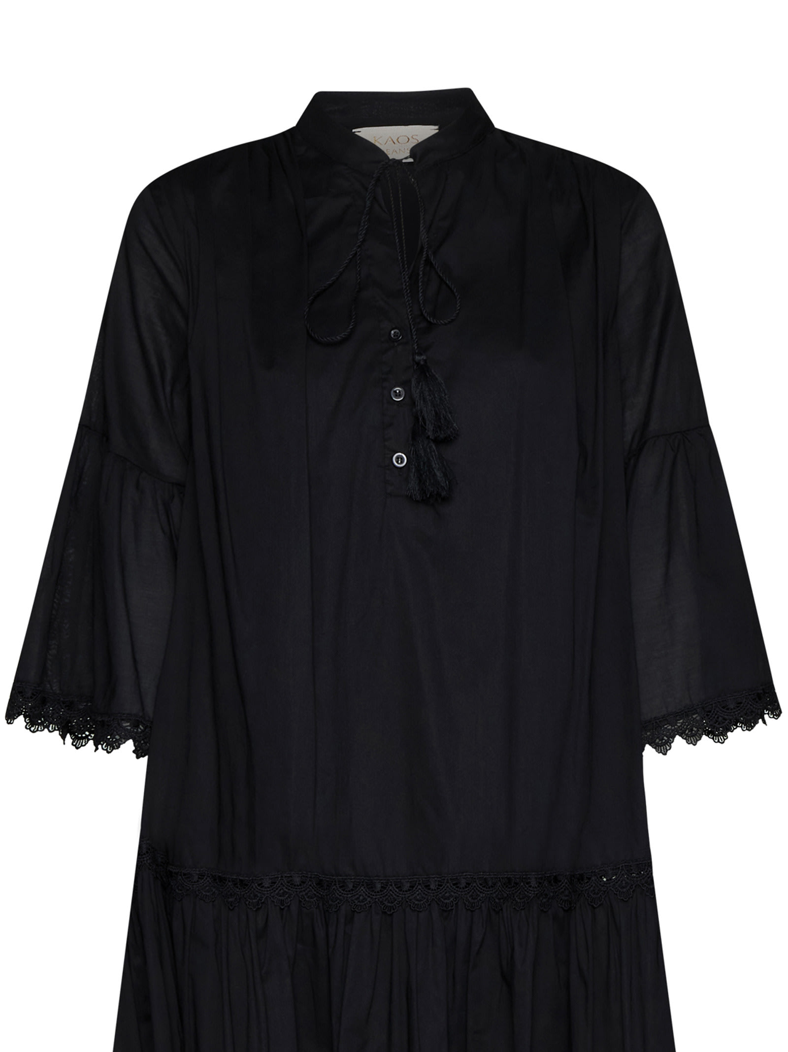 Shop Kaos Dress In Black