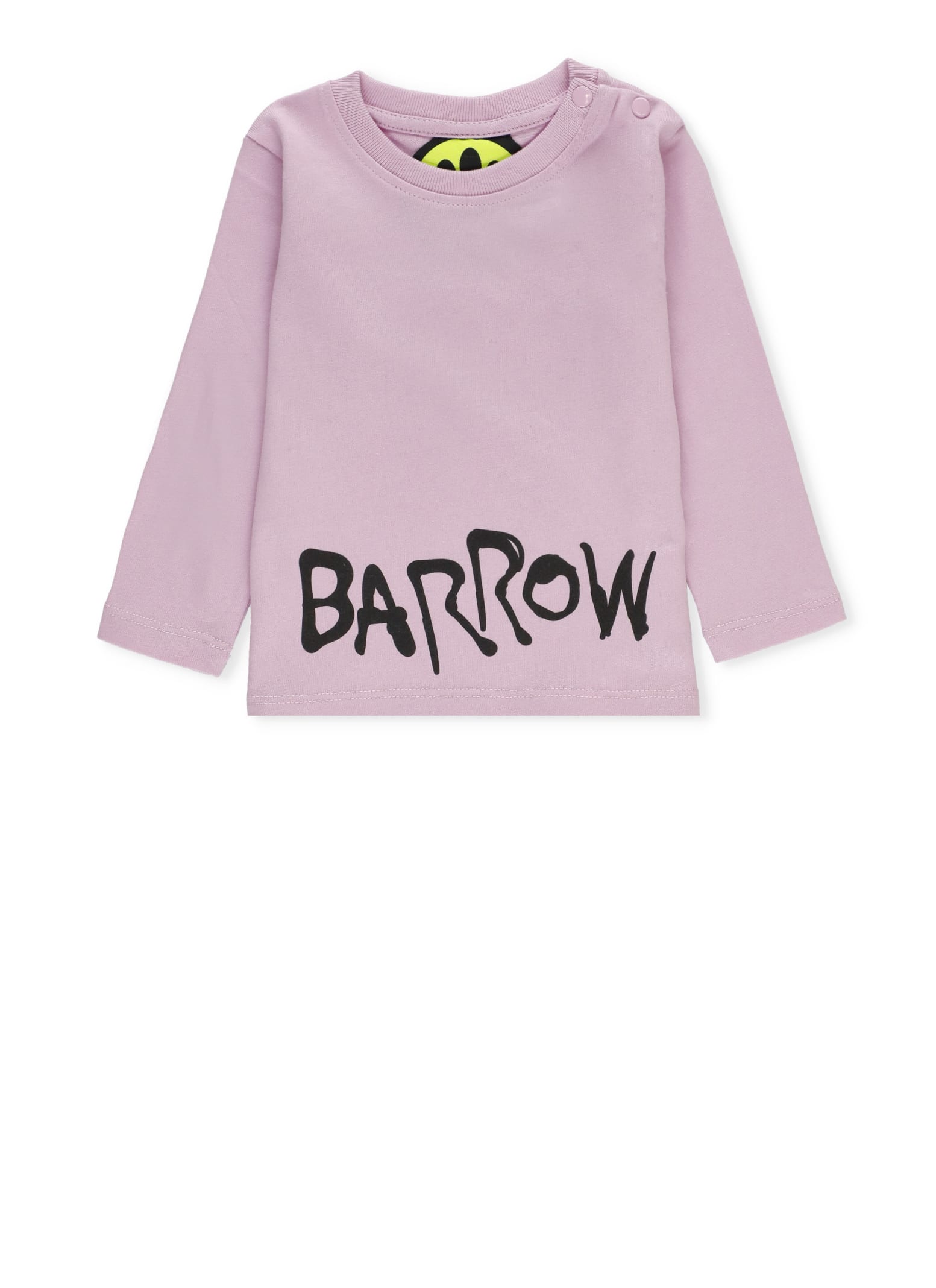 Barrow Kids' Logoed T-shirt In Pink
