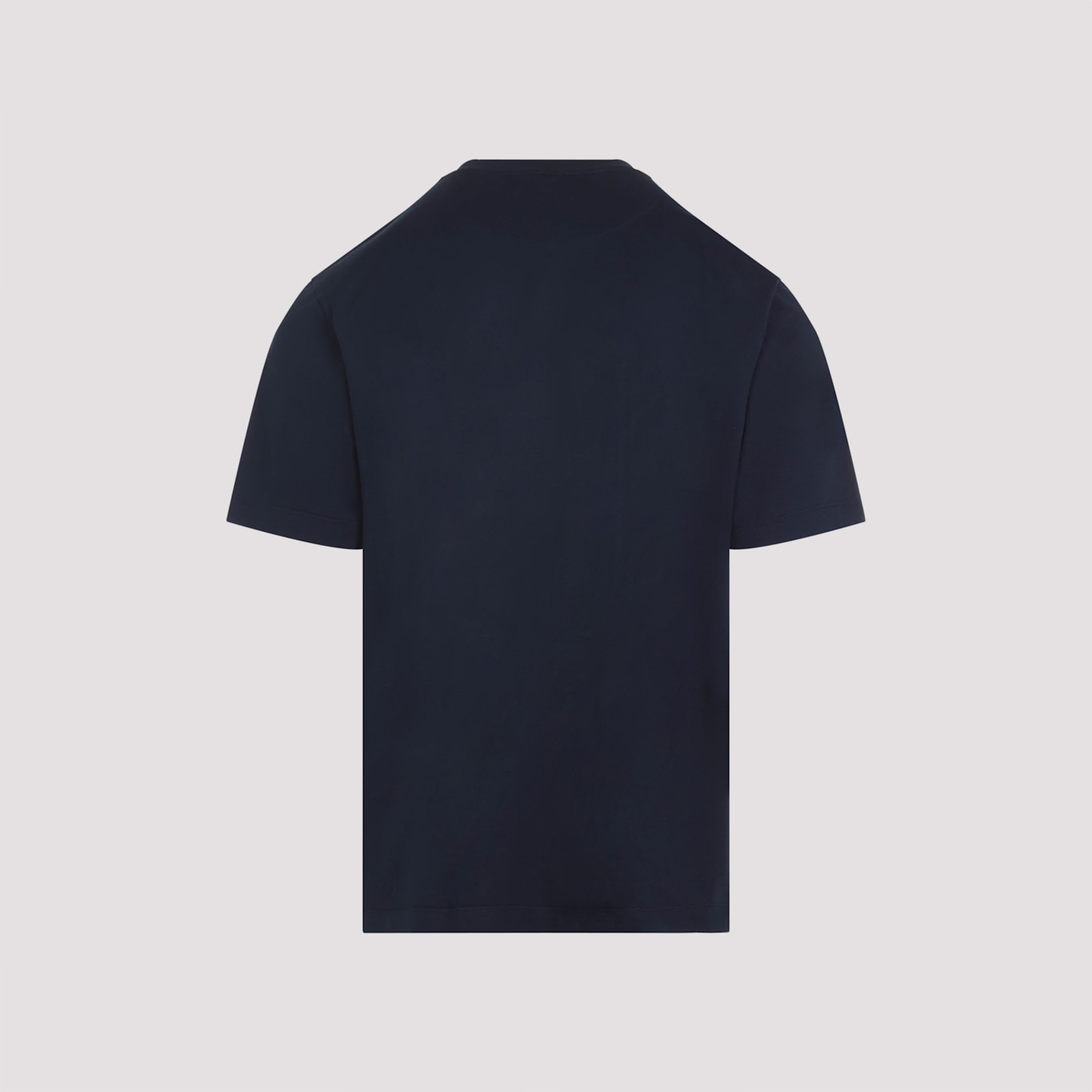 Brioni Cotton Jersey Crewneck T-shirt In Black