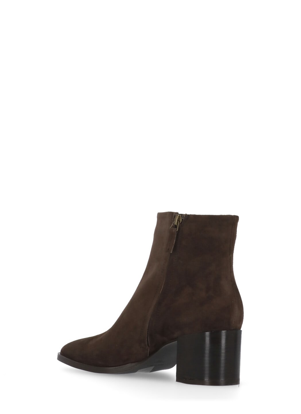 Shop Julie Dee Leather Ankle Boots In Brown