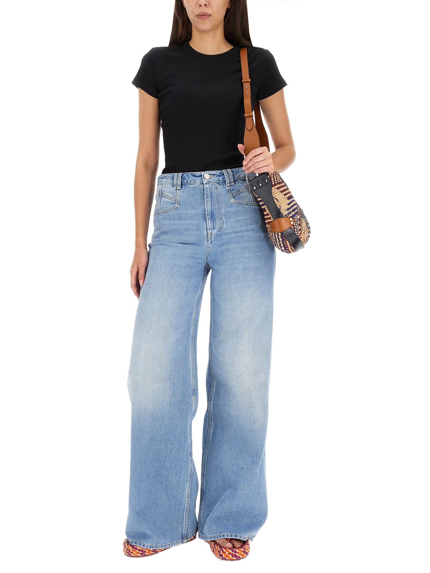Isabel Marant T-shirt "vidal" In Nero