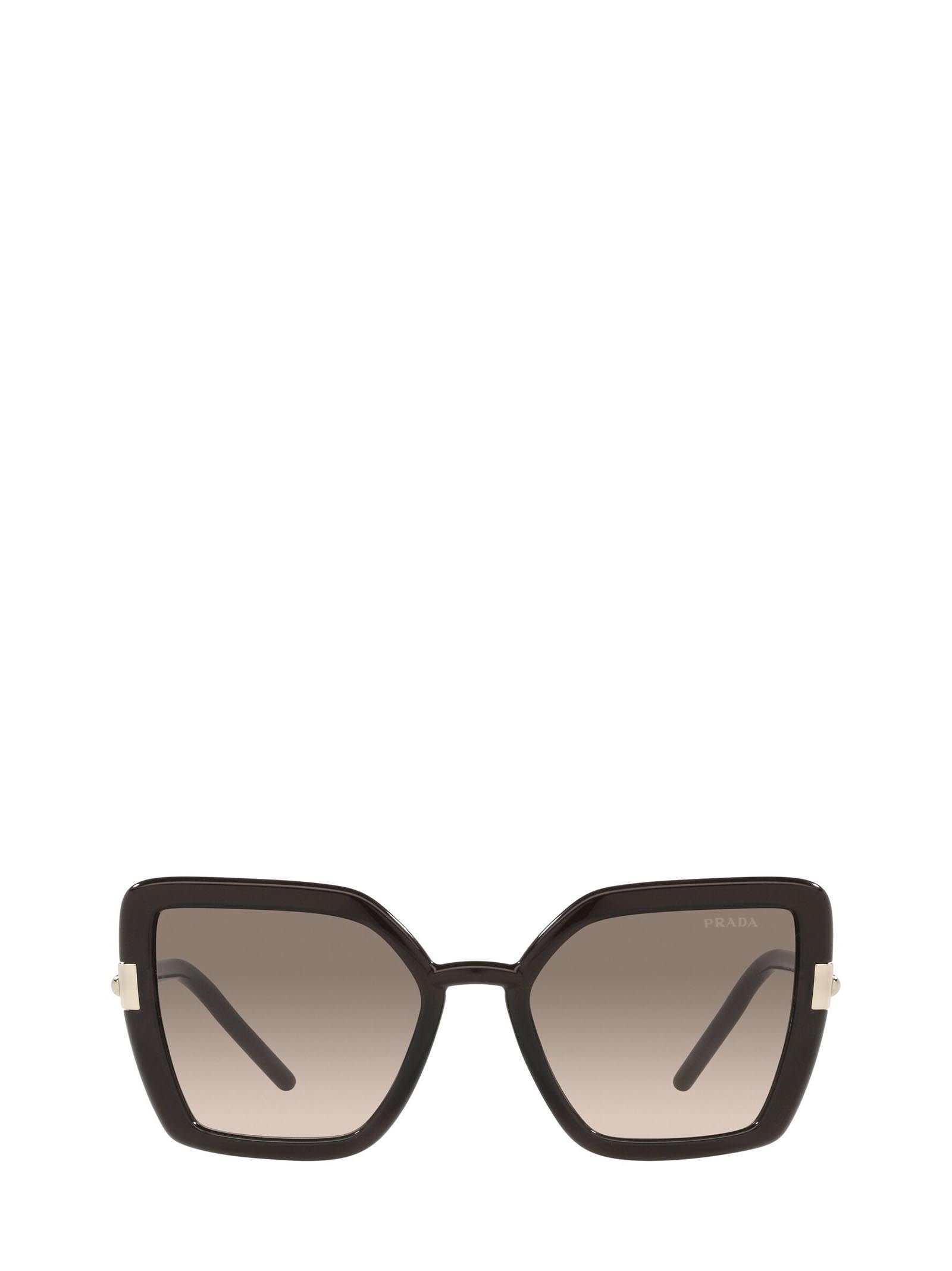 Prada Prada Pr 09ws Crystal Dark Brown Sunglasses