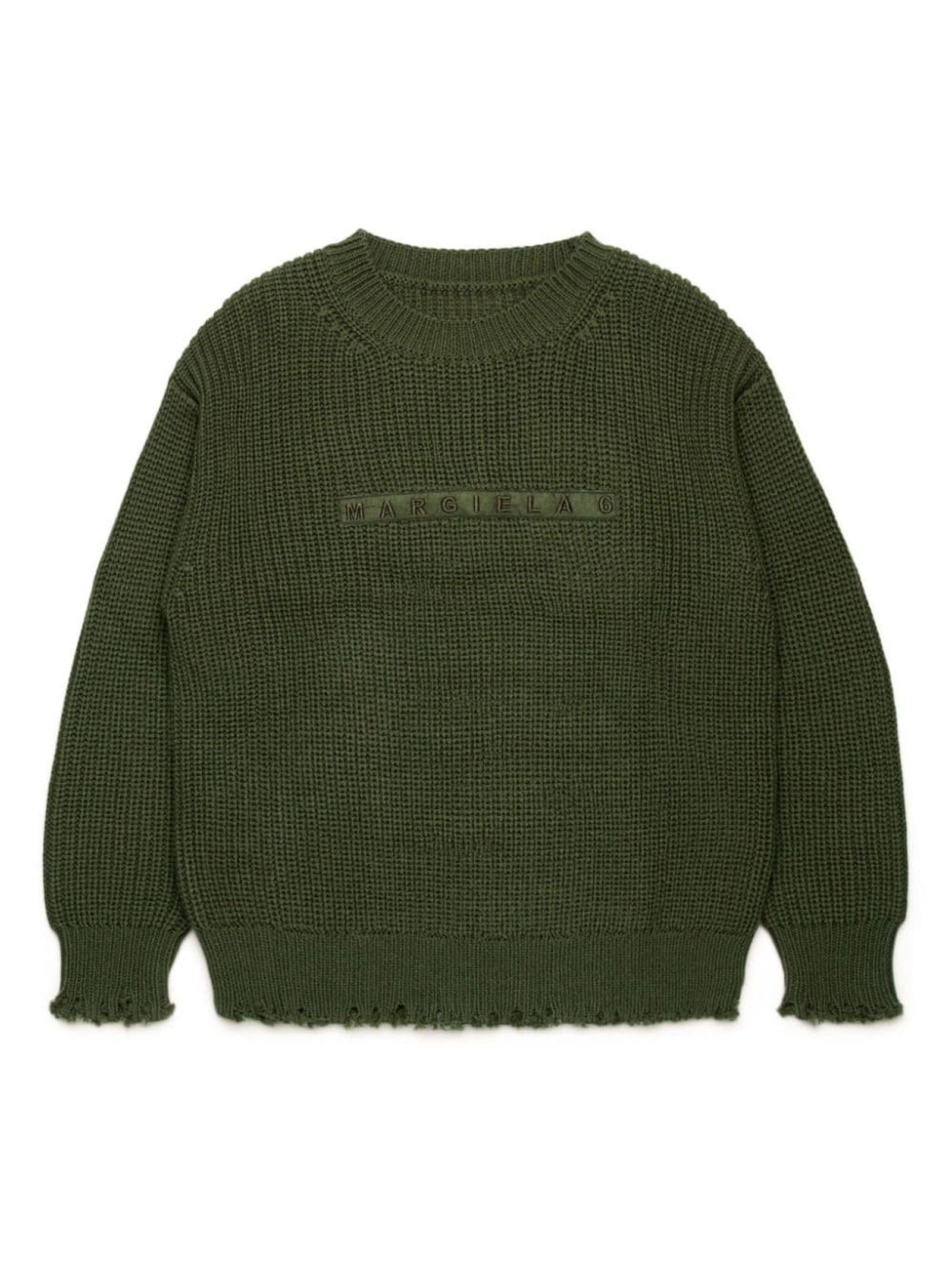 Shop Maison Margiela Sweaters Green