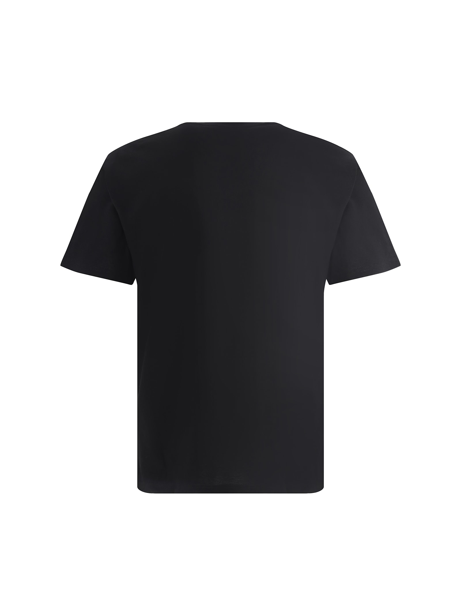 Valentino Crew Neck Short Sleeves T-shirts In Nero