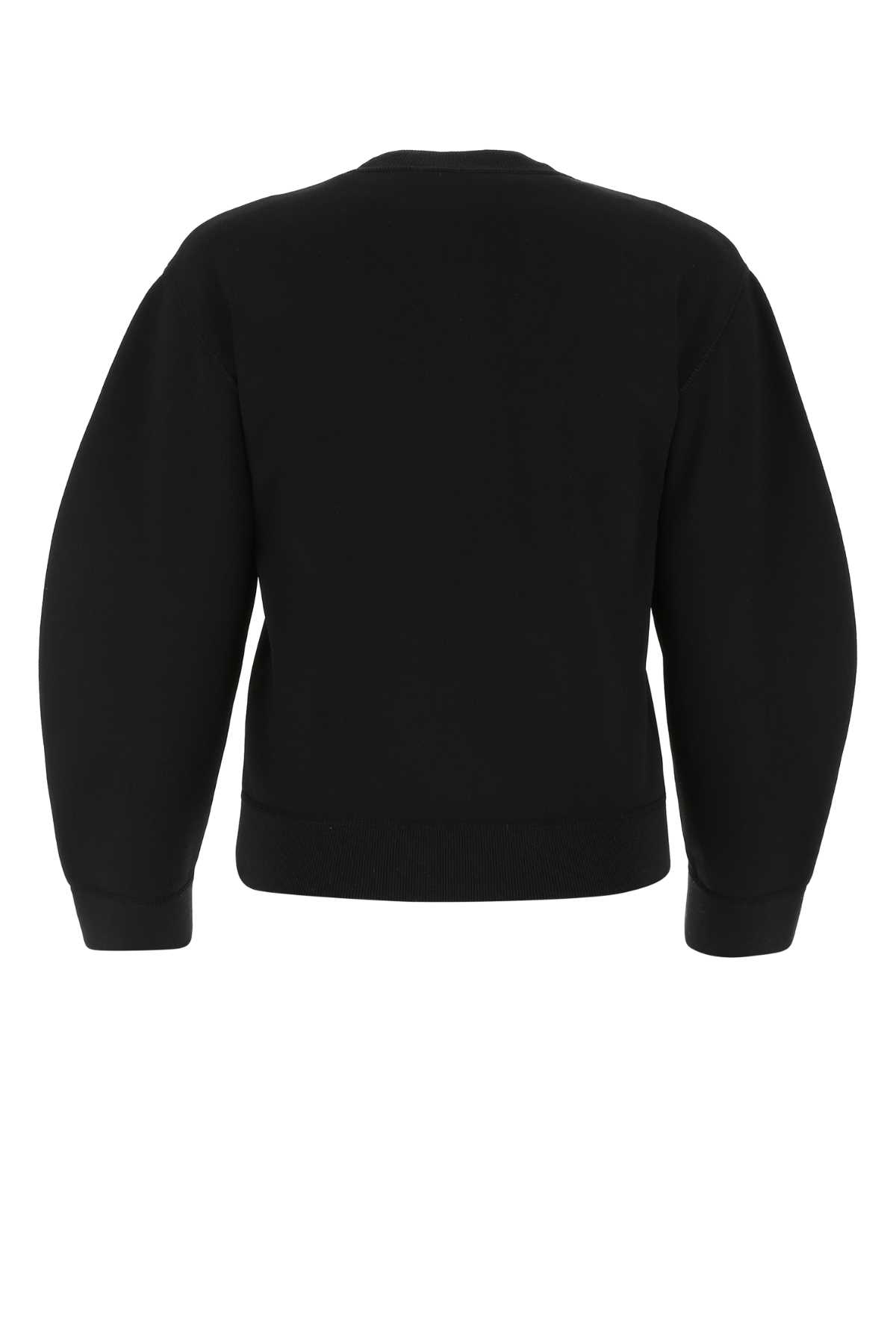 Shop Stella Mccartney Black Viscose Blend Sweatshirt In 1000