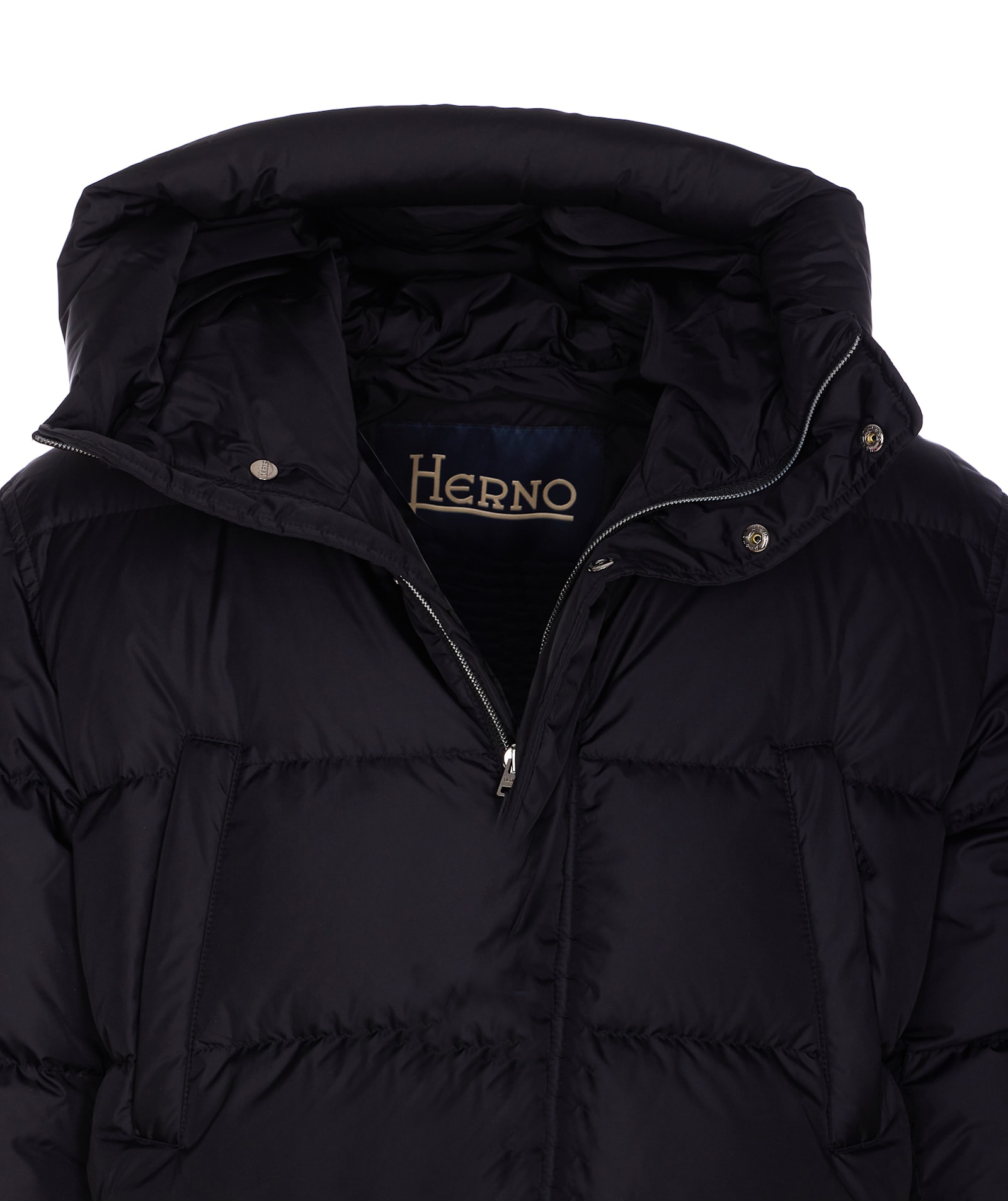 Herno Bomber Jacket In Nylon Chamonix In Black