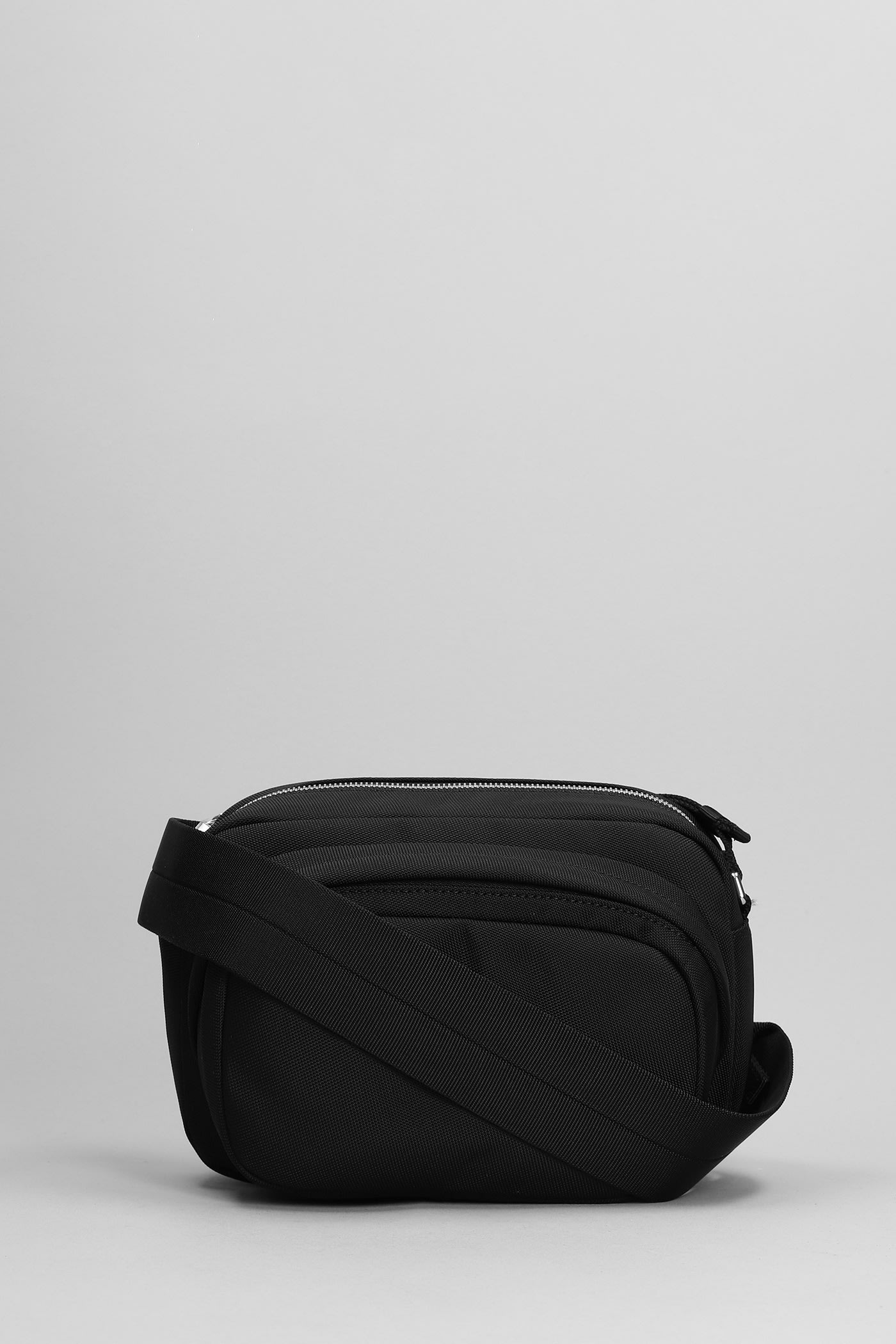 Heiress Sport Small Shoulder Bag In Black Nylon