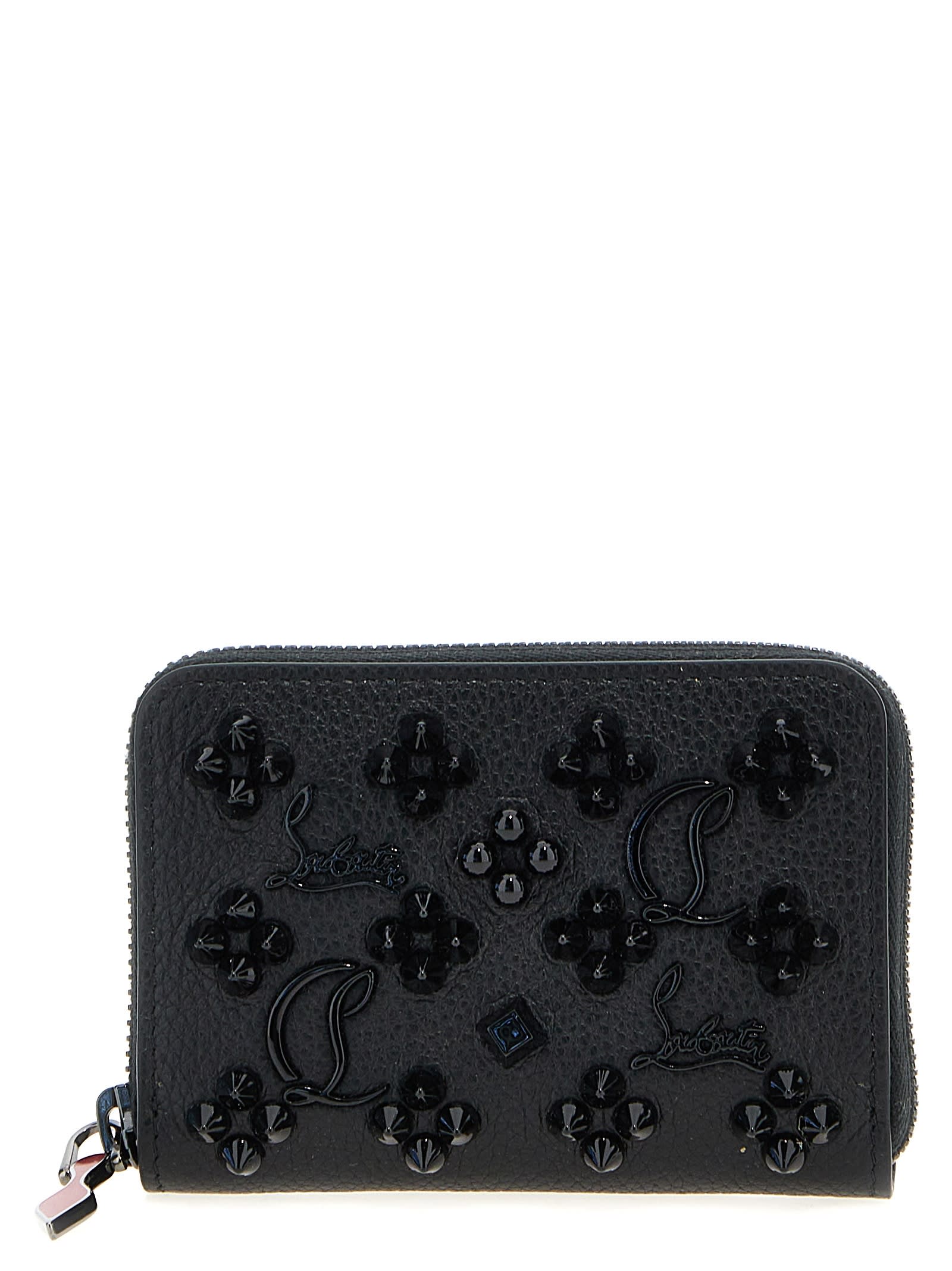 Shop Christian Louboutin Panettone Wallet In Black