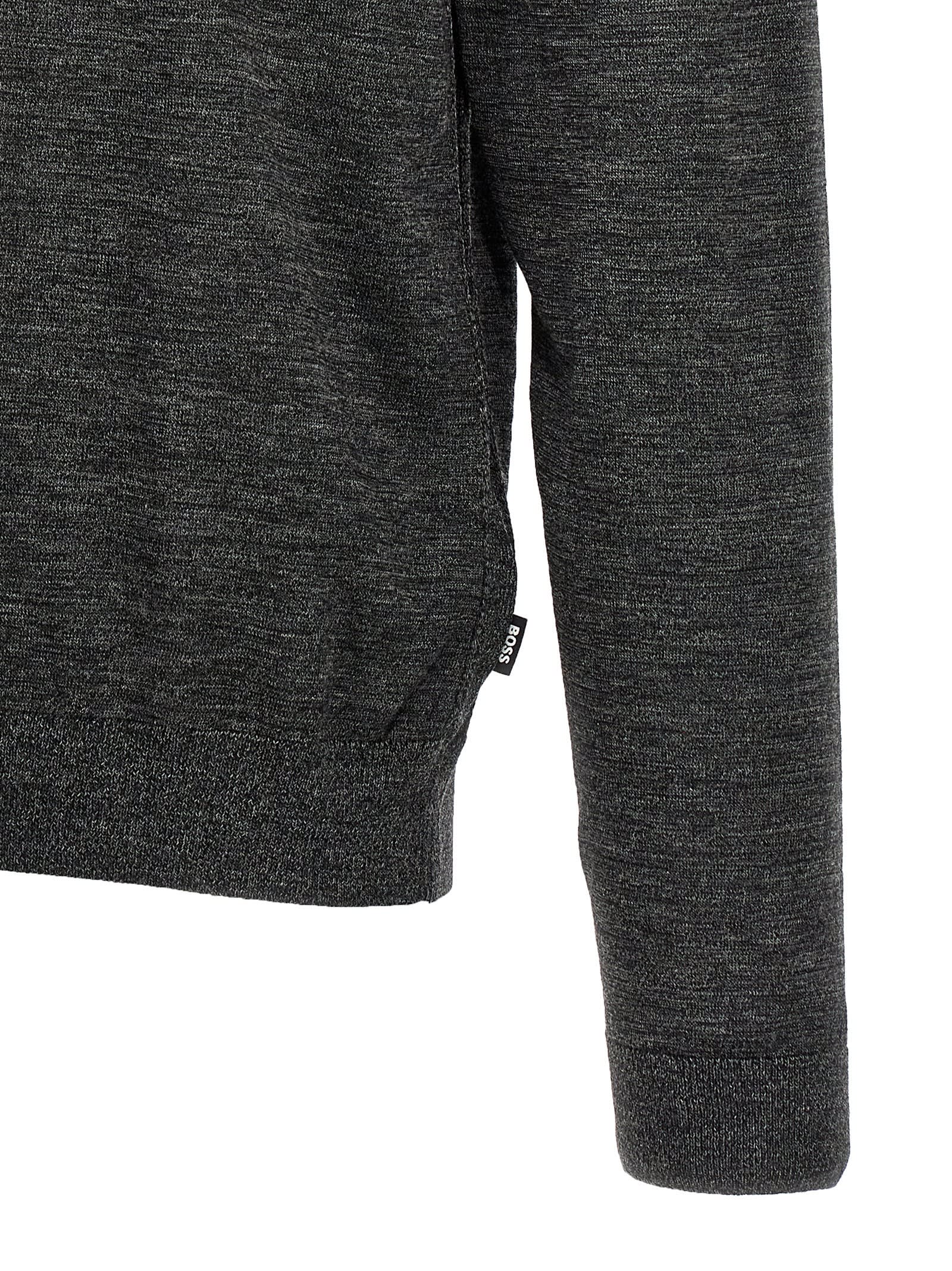 Hugo Boss Grey Leno-p Sweater In Gray