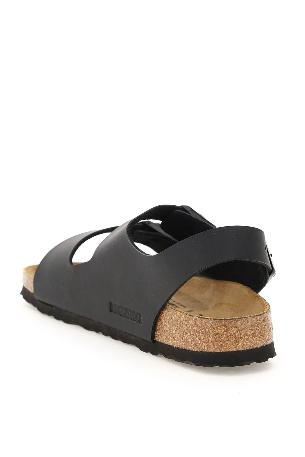Shop Birkenstock Milano Sandals Narrow Fit In Black (black)