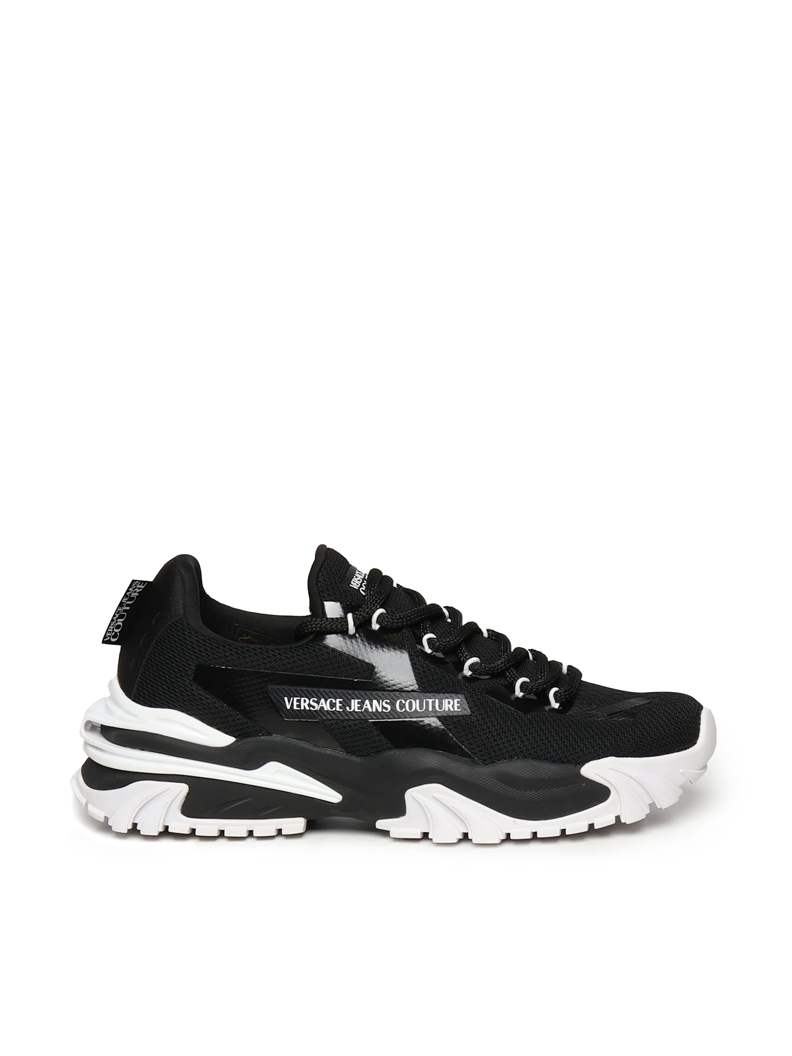 Two-tone Sneakers With Logo
