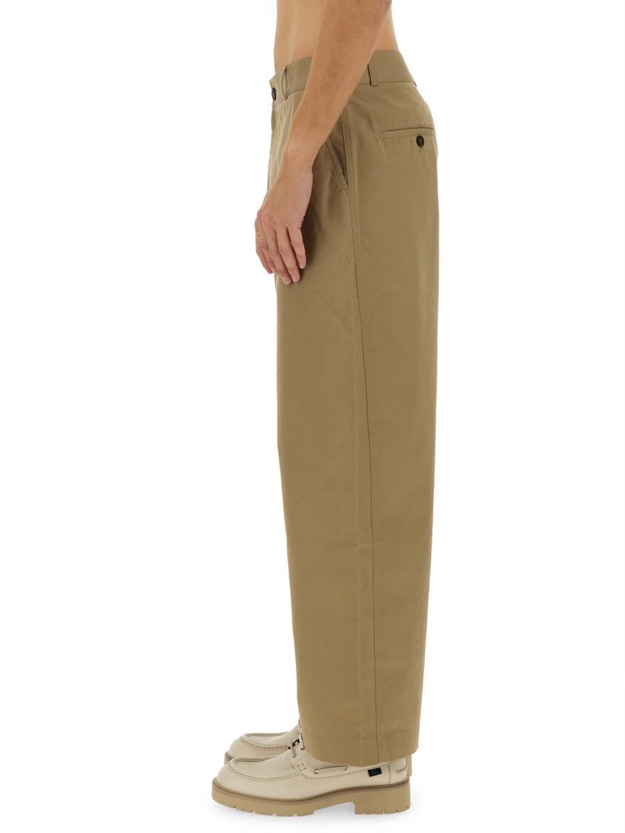 Studio Nicholson Relaxed-fit Chino Pants With Buttoned Pockets