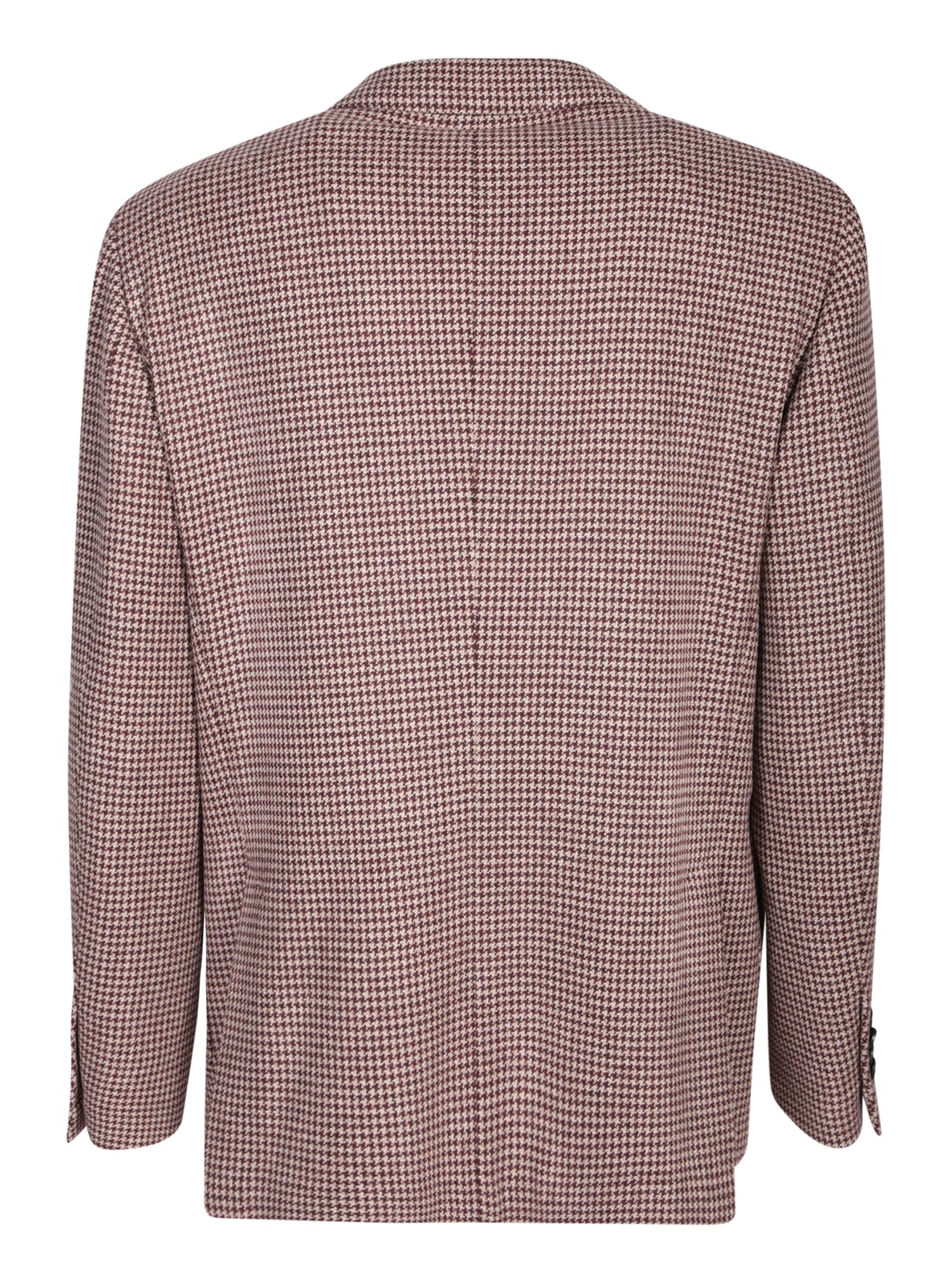 Shop Lardini Advance Drop 7 Jacket In Bordeaux
