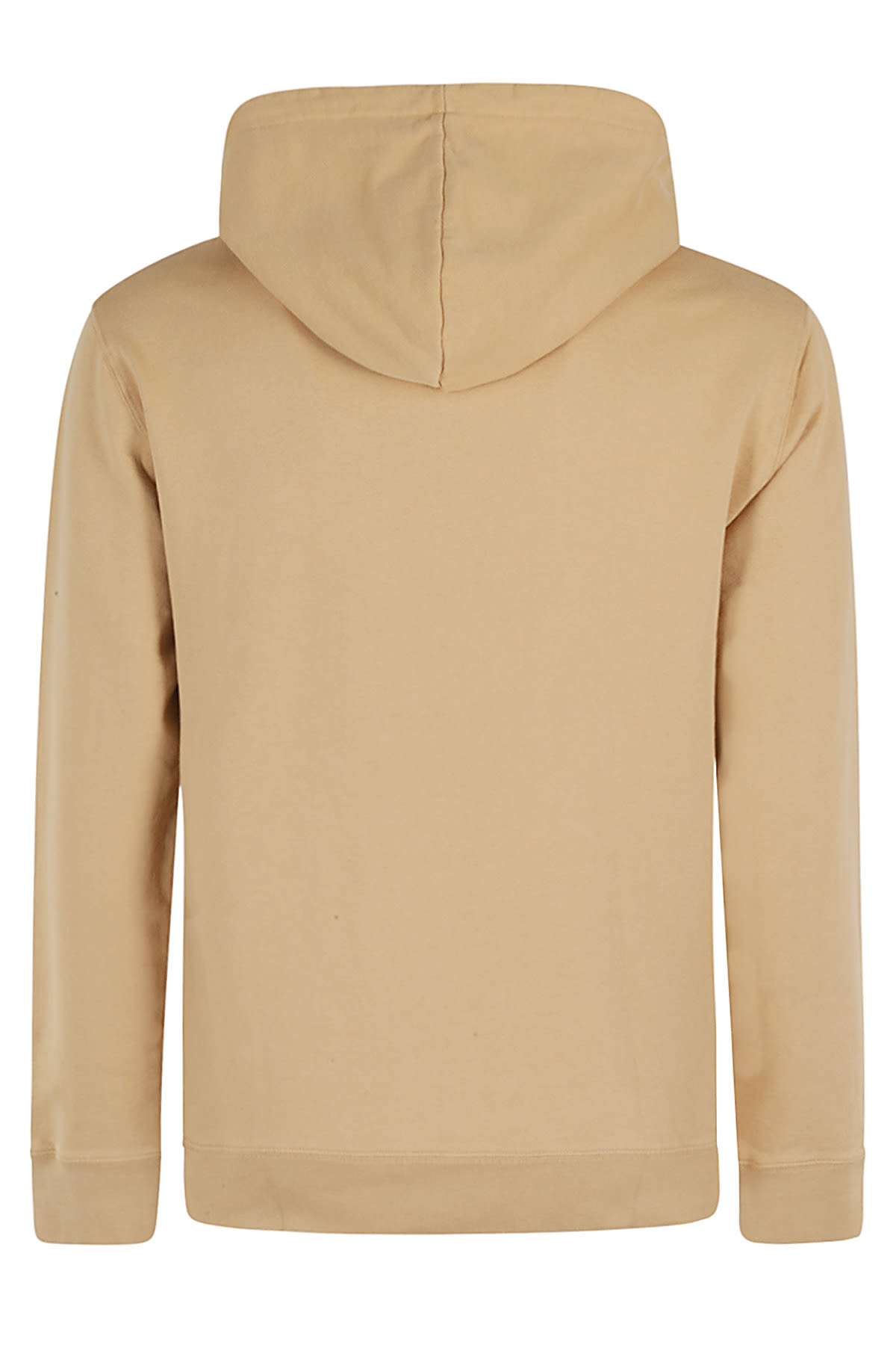 Shop Maison Kitsuné Chillax Patch Regular Hoodie In Chamomile