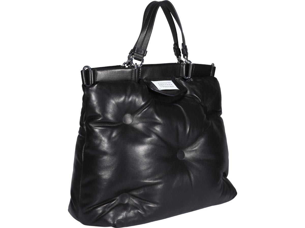 Shop Maison Margiela Glam Slam Tote Bag In Black