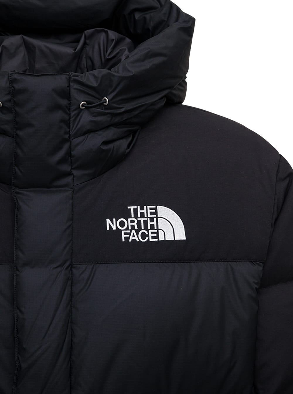 Shop The North Face Man S Black Nylon Himalayan Down Jacket With Logo In Tnf Black