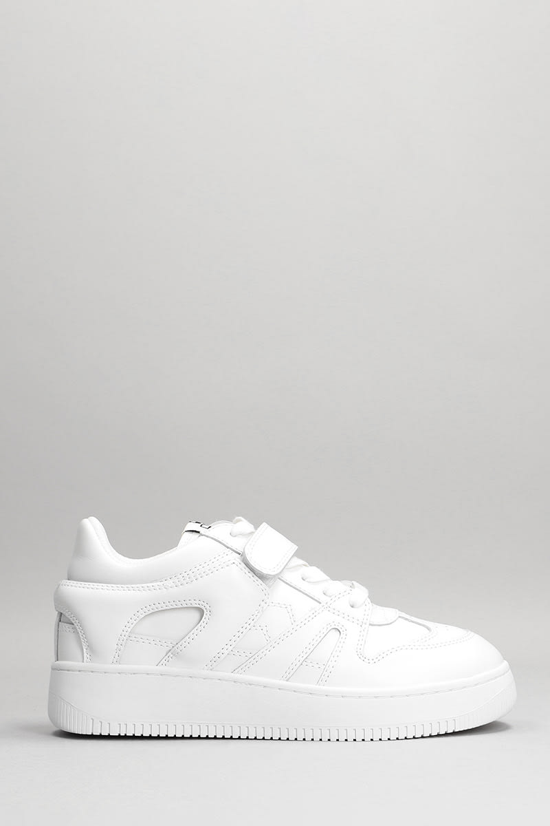 Isabel Marant Baps Sneakers In White Leather
