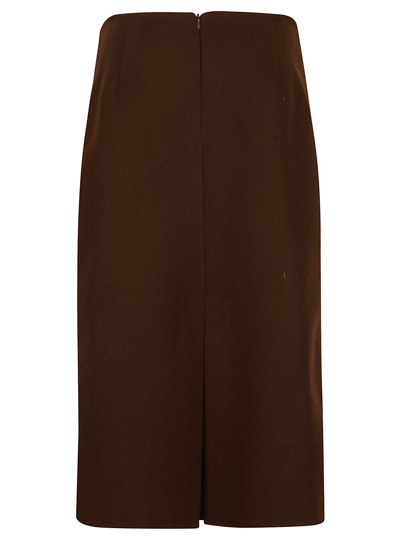 Shop Ermanno Scervino Skirt In Brown