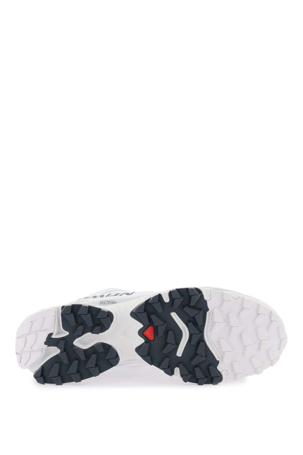 Shop Salomon Xt-4 Og Sneakers In White Ebony Lunar Rock (white)