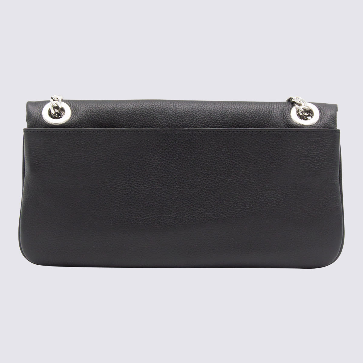 Zadig & Voltaire Black Leather Rock Ii Shoulder Bag In Black