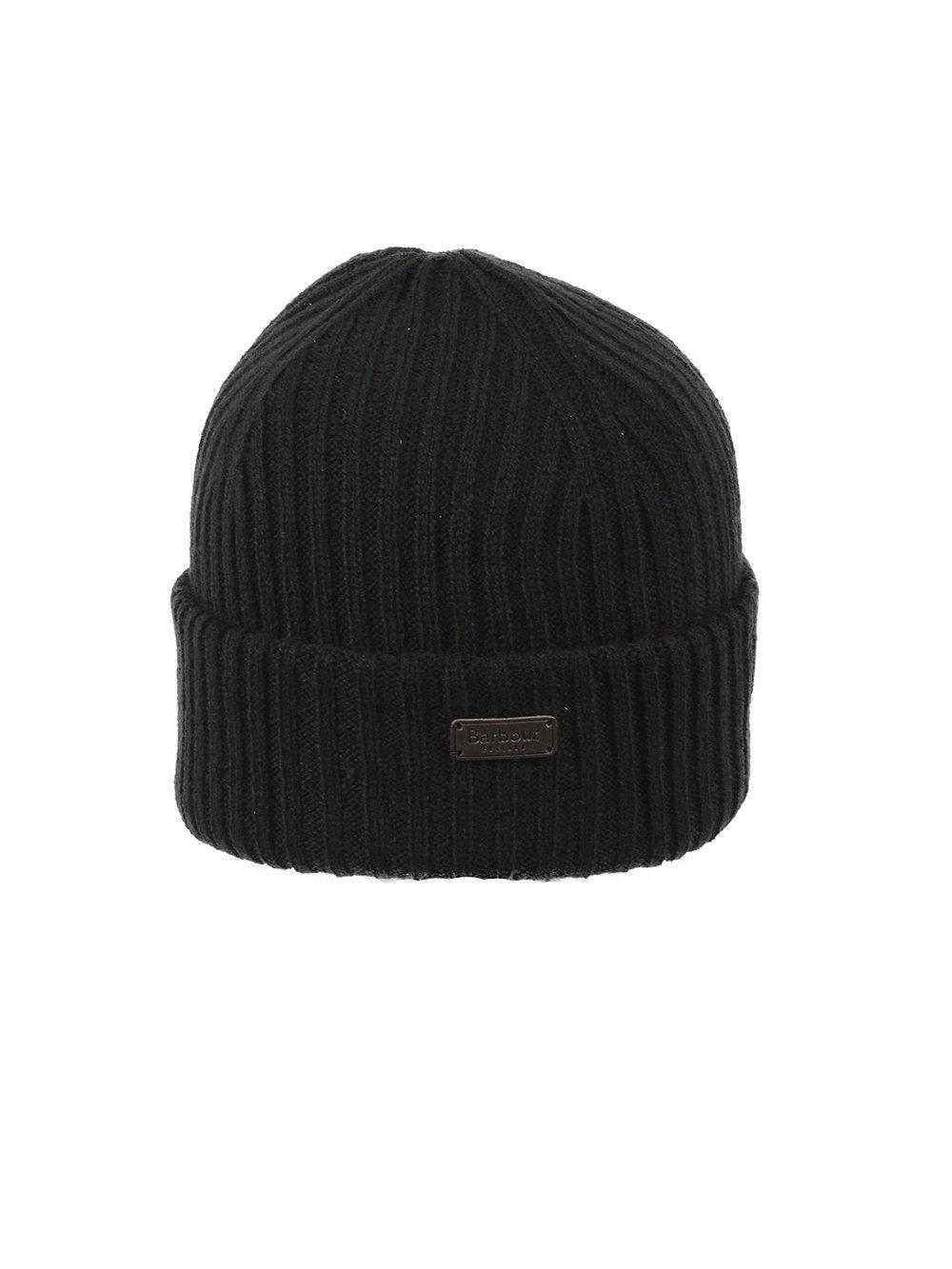 Shop Barbour Crimdon Beanie And Scarf Set In Black