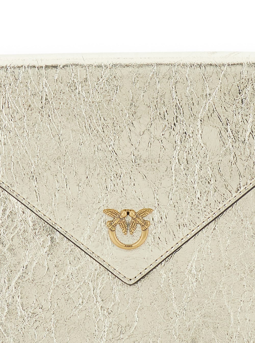 Pinko Flat Purse Handle Used In Neutral