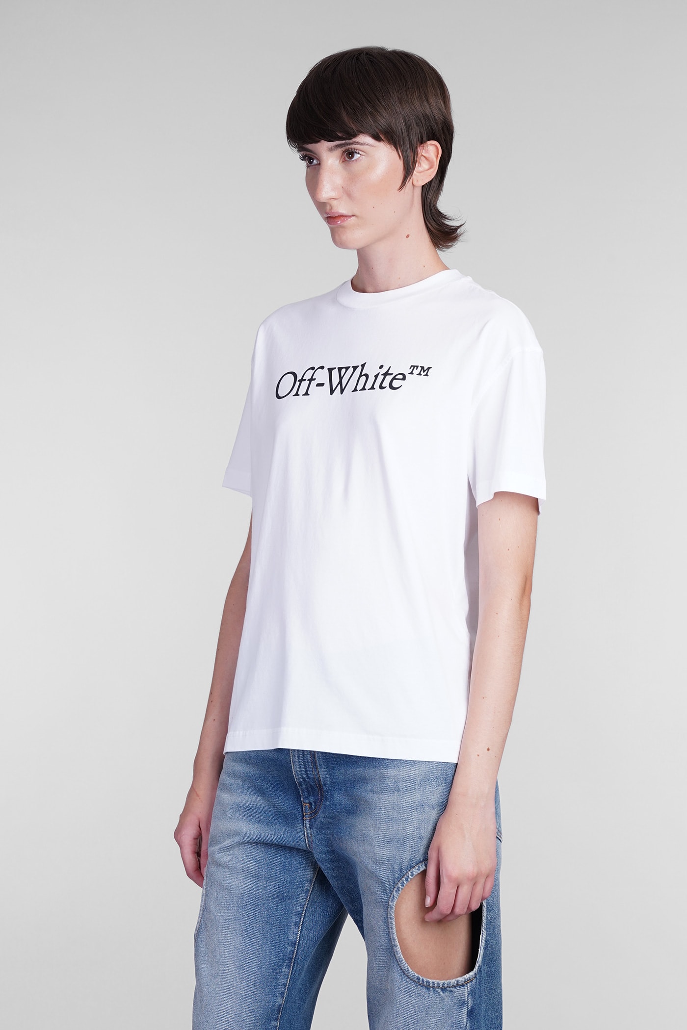 Shop Off-white T-shirt In White Cotton