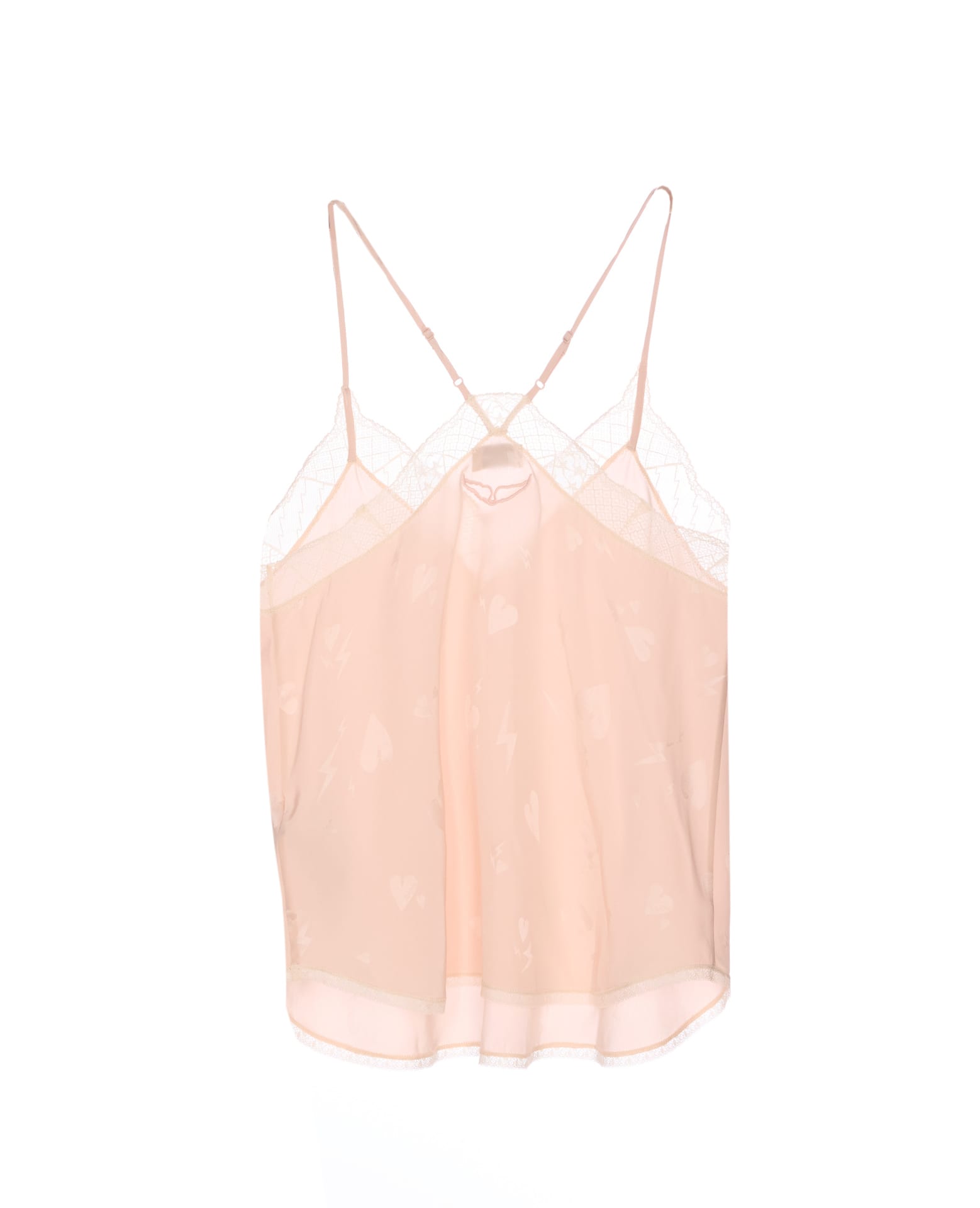 Zadig & Voltaire Christy Heart Top In Pink