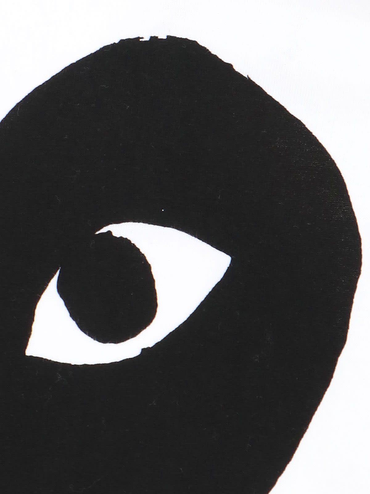 Comme Des Garçons Play Heart Print T-shirt In White