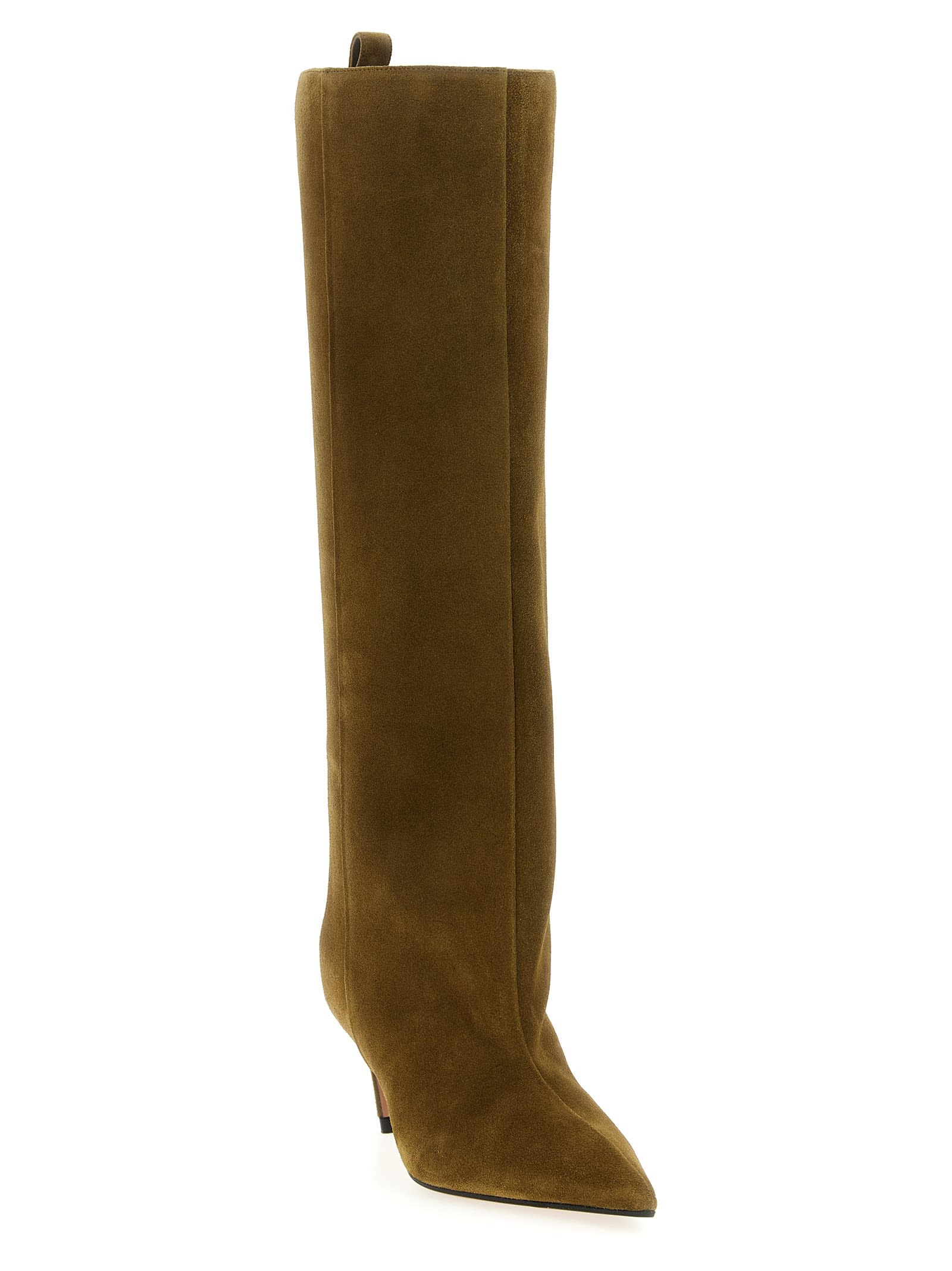 Attico Lea Boots In Brown