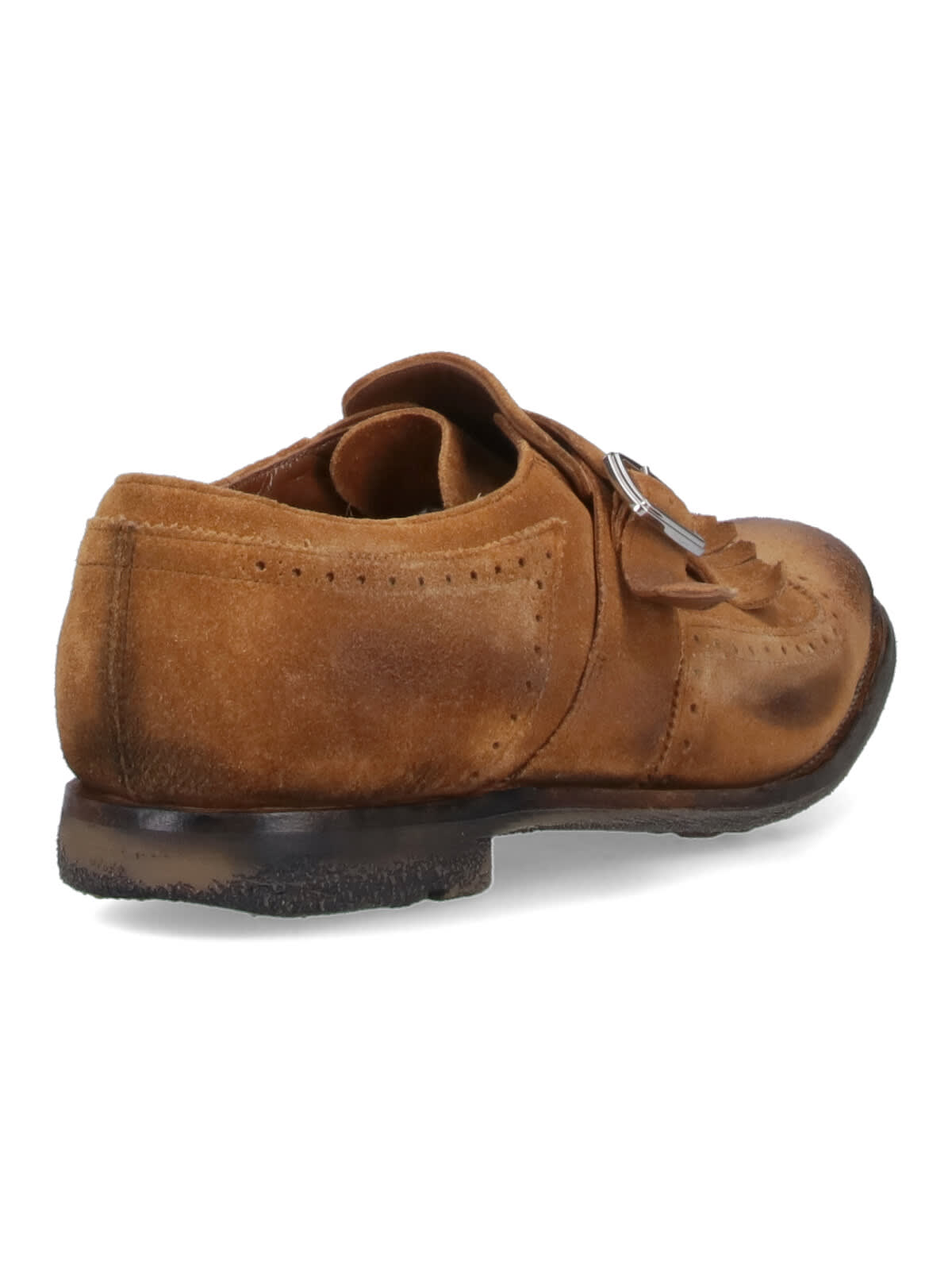 Church's Loafers With Buckle And Fringe Detail In Brown