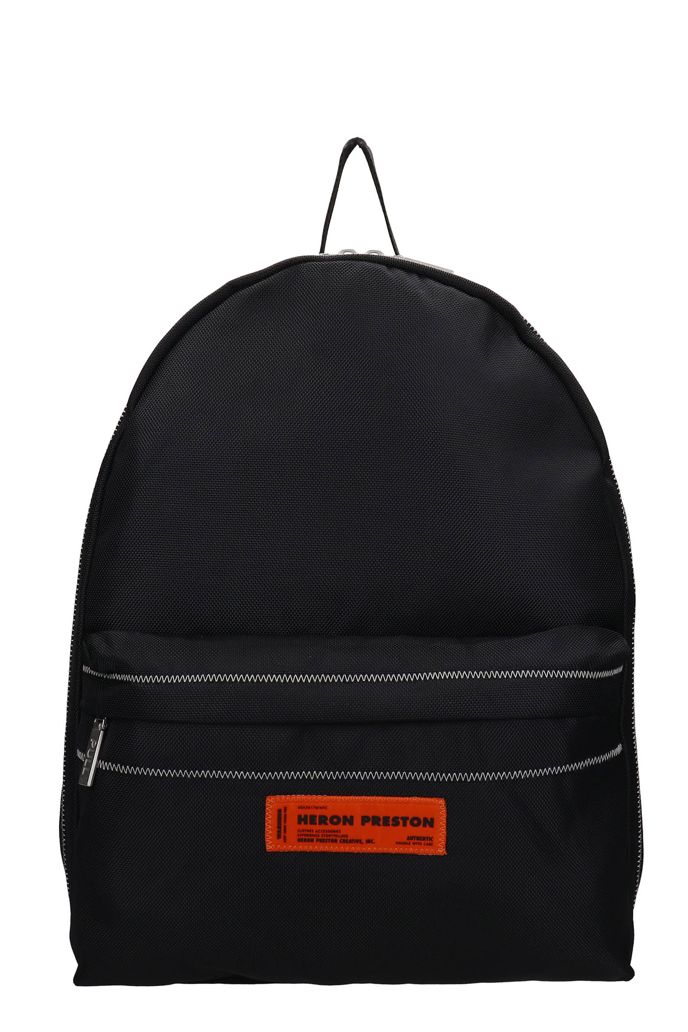 HERON PRESTON Backpack In Black Polyester