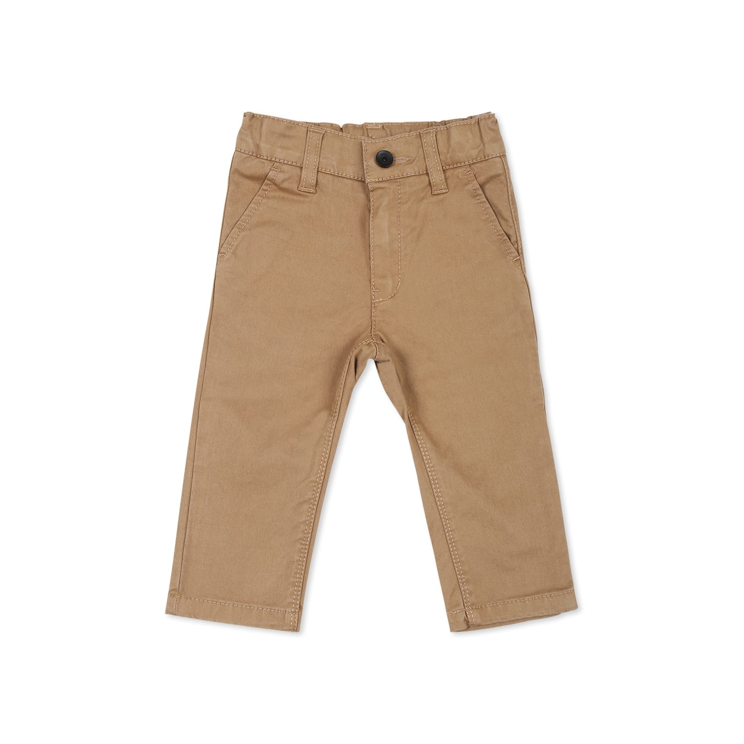 Hugo Boss Brown Trousers For Baby Boy With Logo In Brown