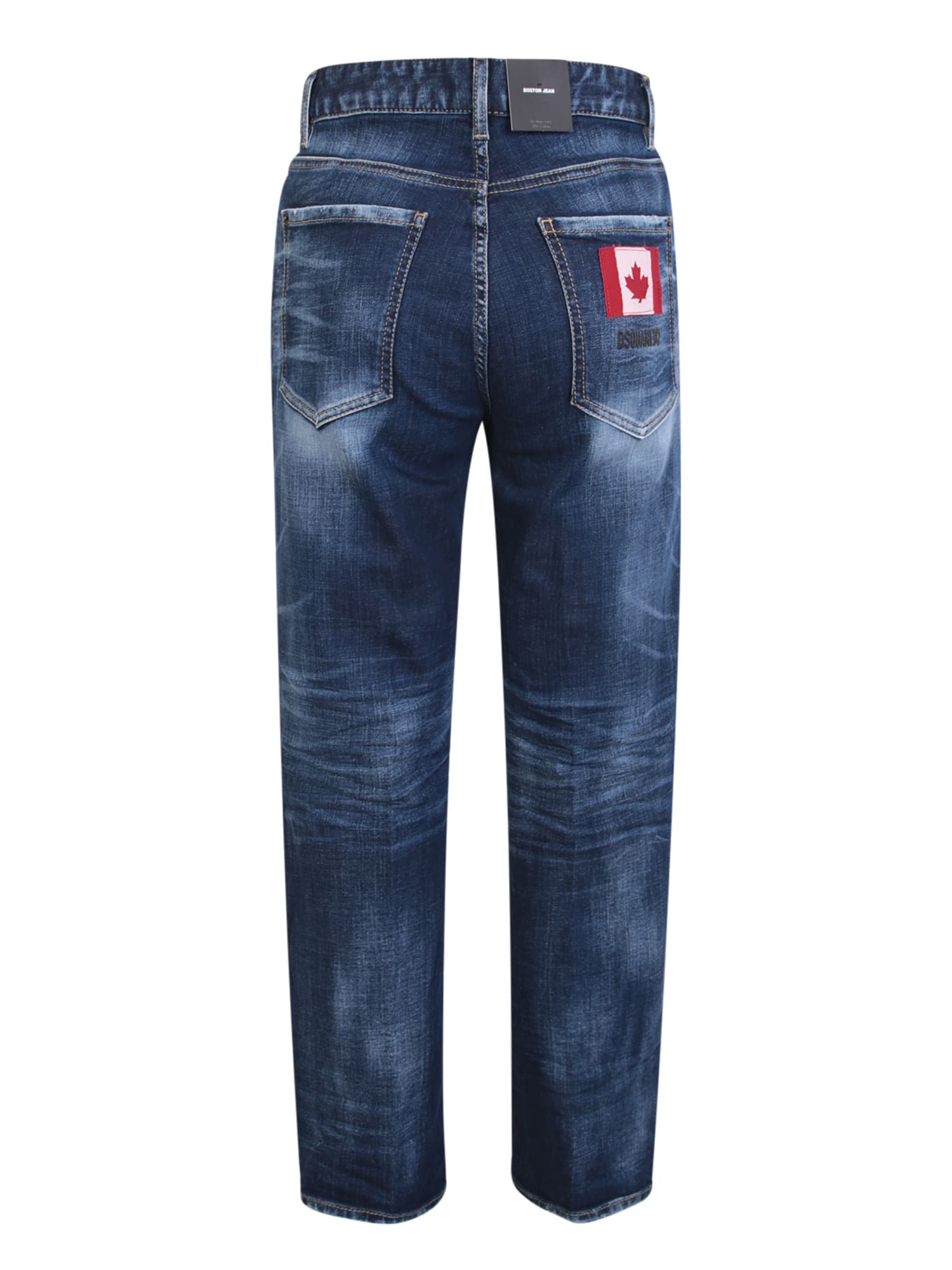 Shop Dsquared2 Boston Jeans In Blue