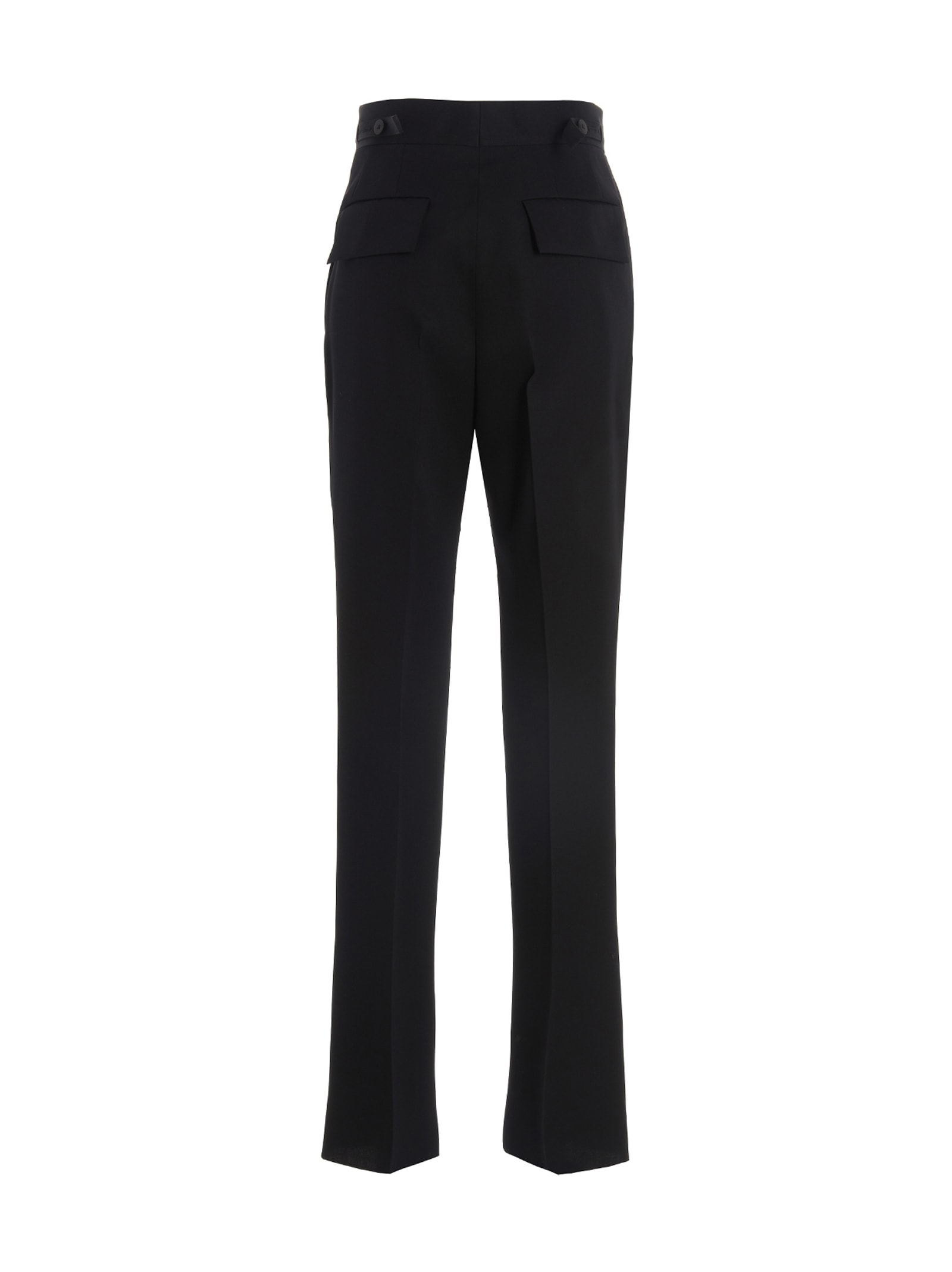 Shop Sapio Gabardine Pants In Black